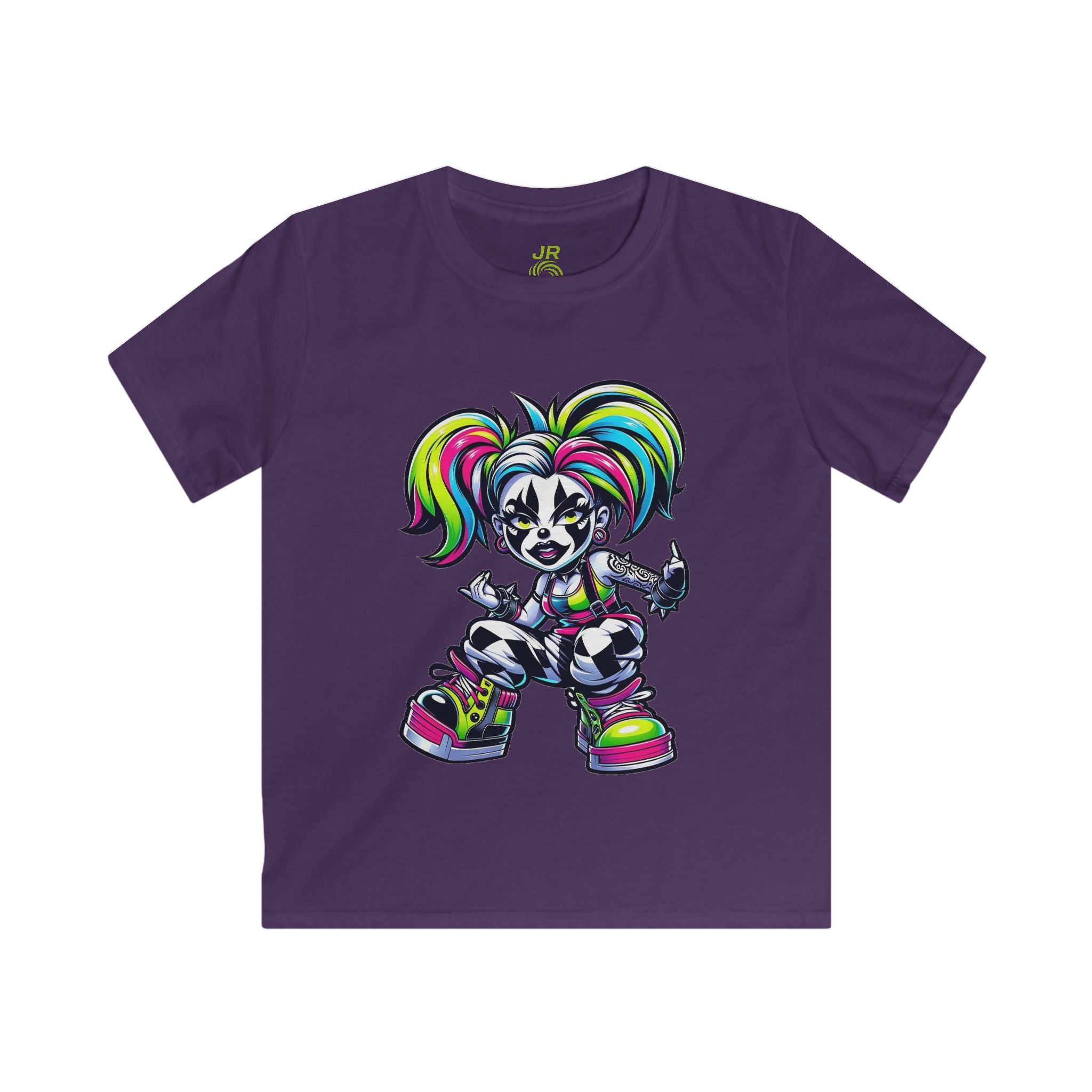 Colorful Kids Graphic Tee, Youth T-Shirt, Funky Tees for Kids, Unique Gift for Birthdays, Carnival or Halloween
