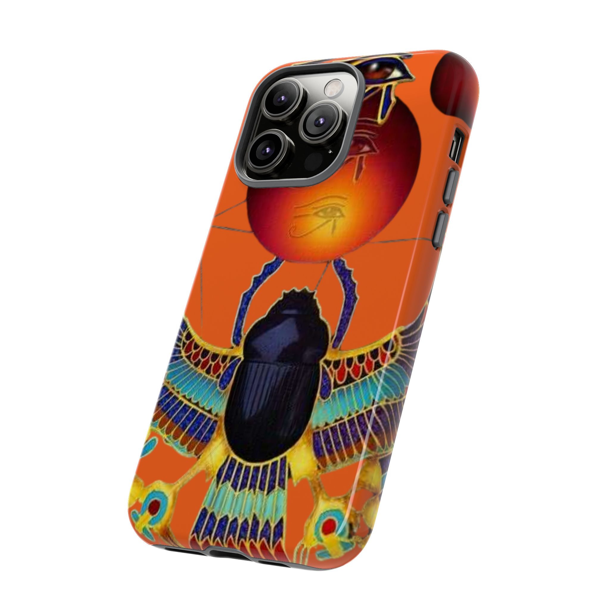 Egyptian-Inspired Phone Case, Tough Phone Cover, Unique Protective Case, Gift for Her, Vibrant Egyptian Art