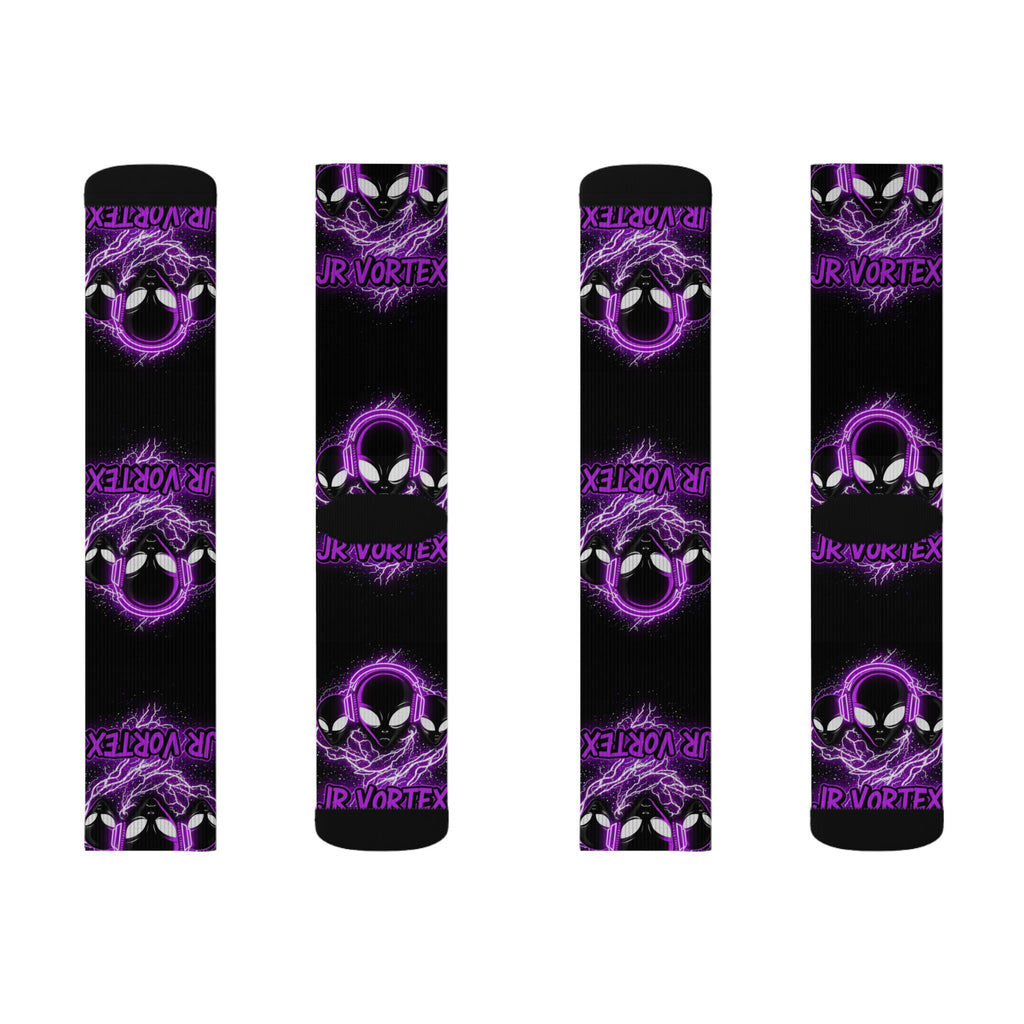 Socks JR Vortex Purple Aliens Sublimation