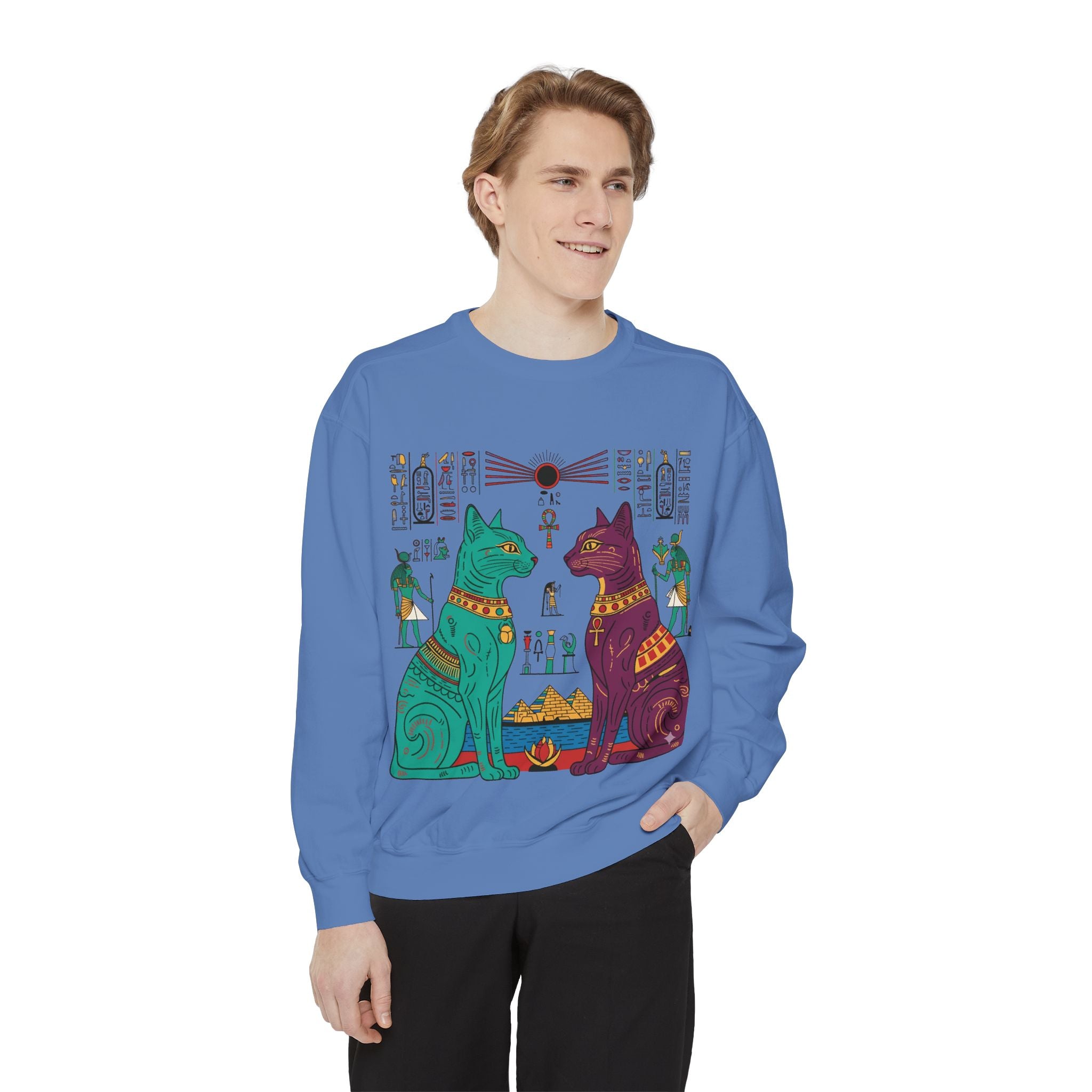 Egyptian cats Sweatshirt