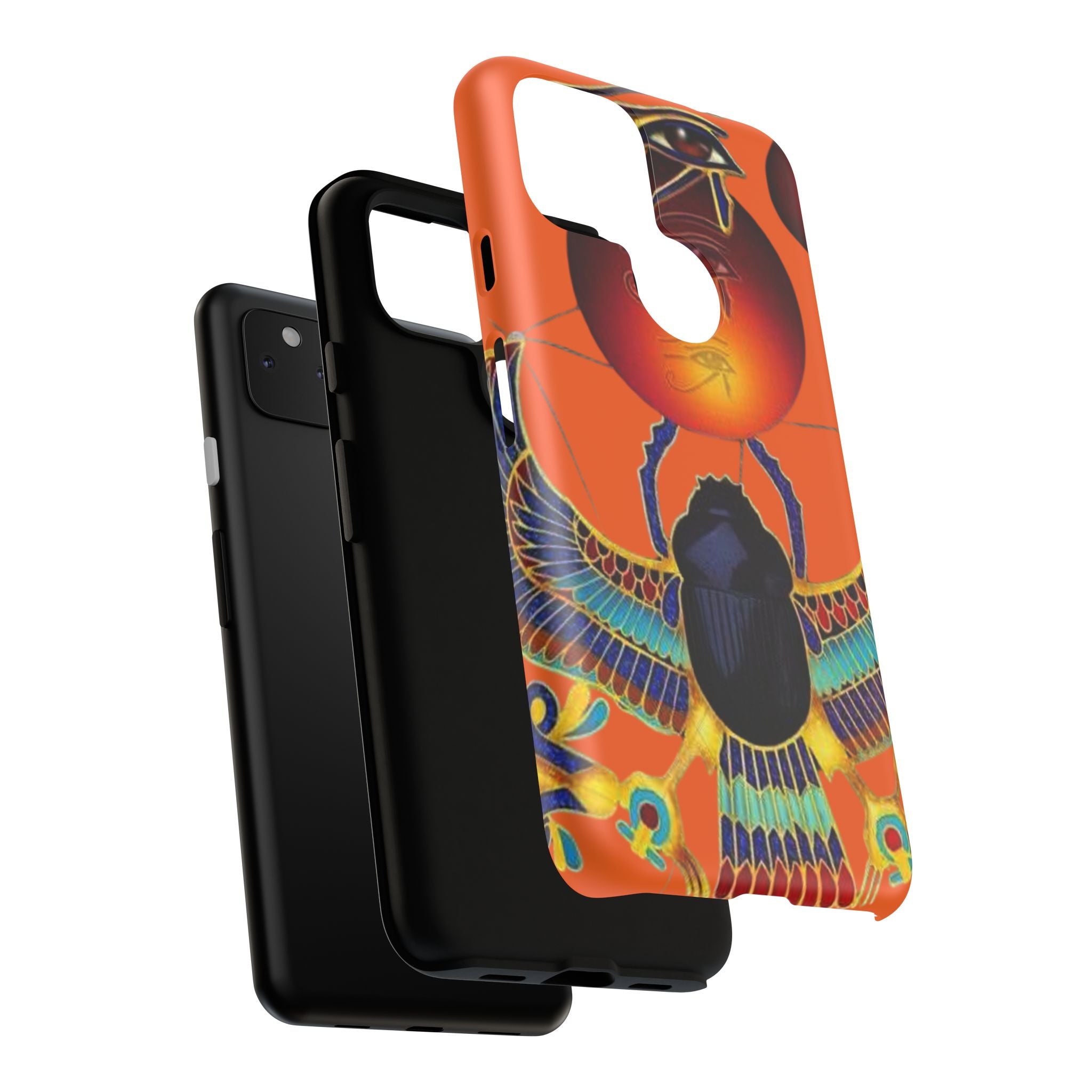 Egyptian-Inspired Phone Case, Tough Phone Cover, Unique Protective Case, Gift for Her, Vibrant Egyptian Art