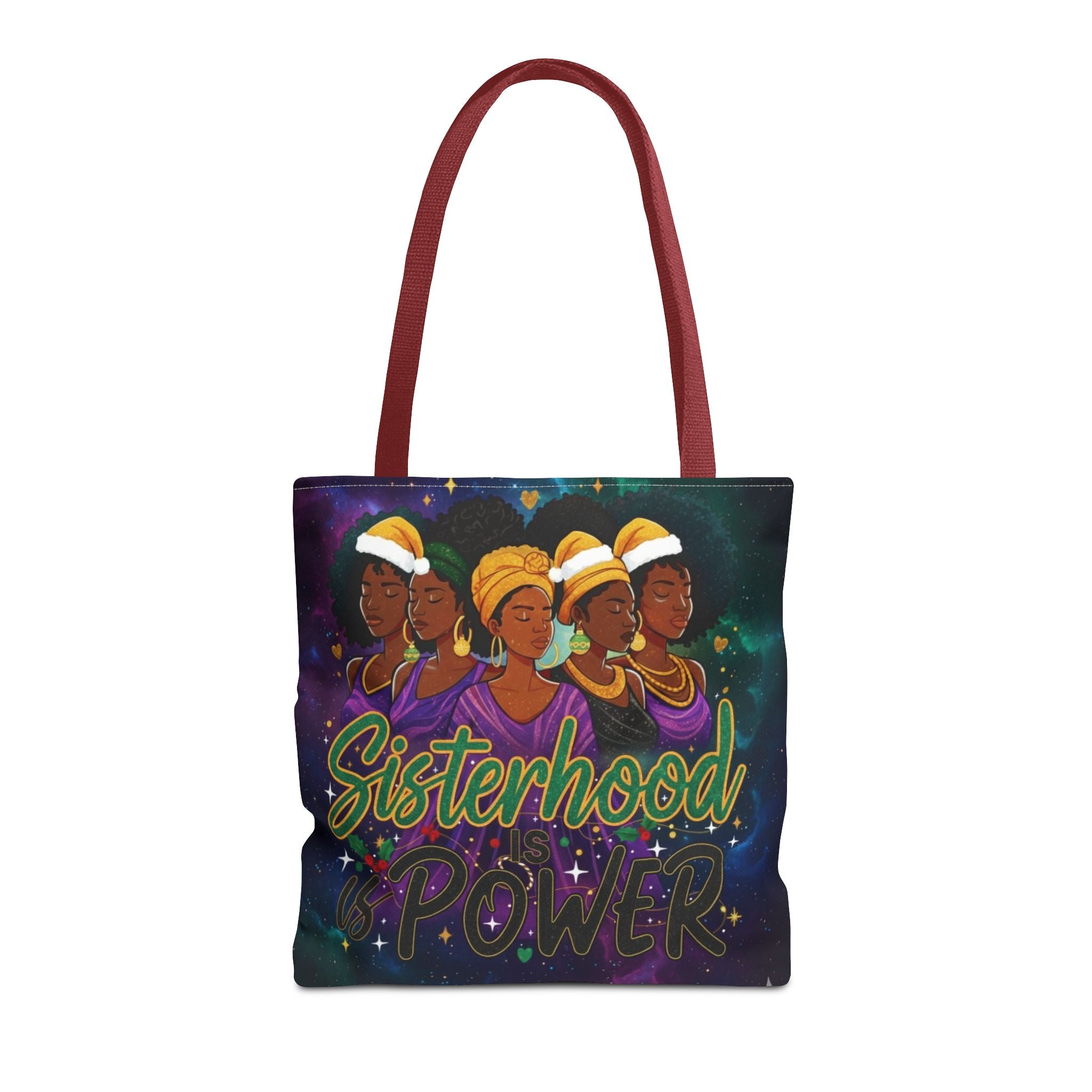 Sisterhood Power Tote Bag – Afrocentric Women Unity Canvas Tote