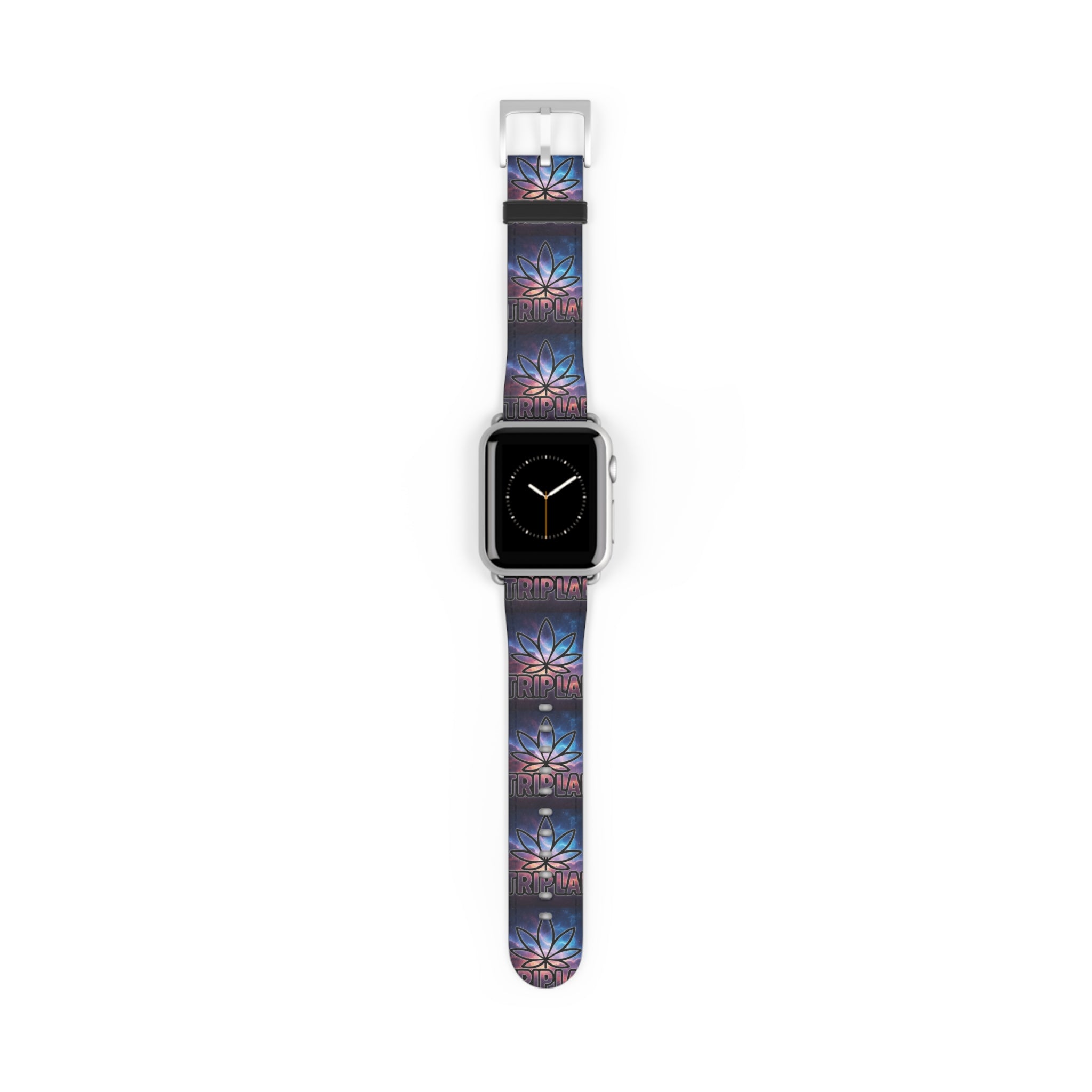 Fireworks Lotus Watch Band — Floral Galaxy Apple Watch Strap