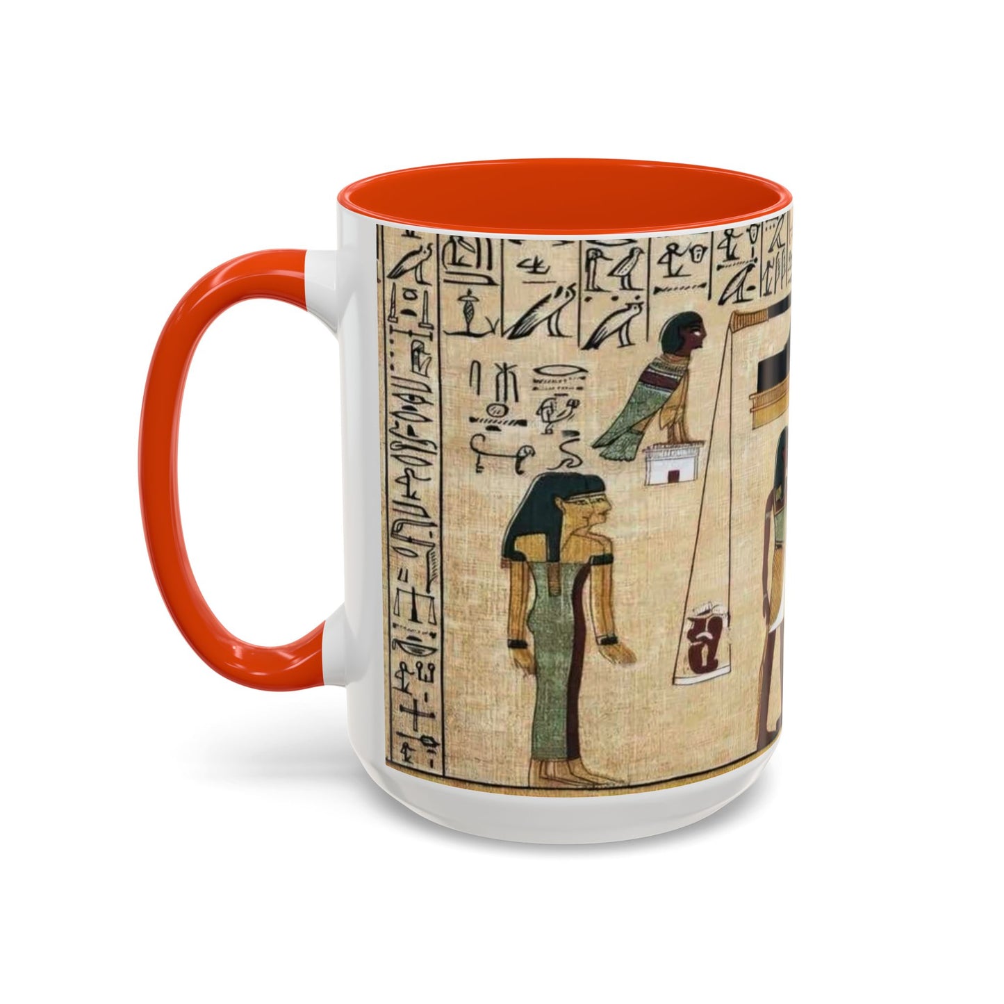 Ancient Egyptian Themed Coffee Mug - Colorful 11oz & 15oz | Unique Art Gift for History Lovers