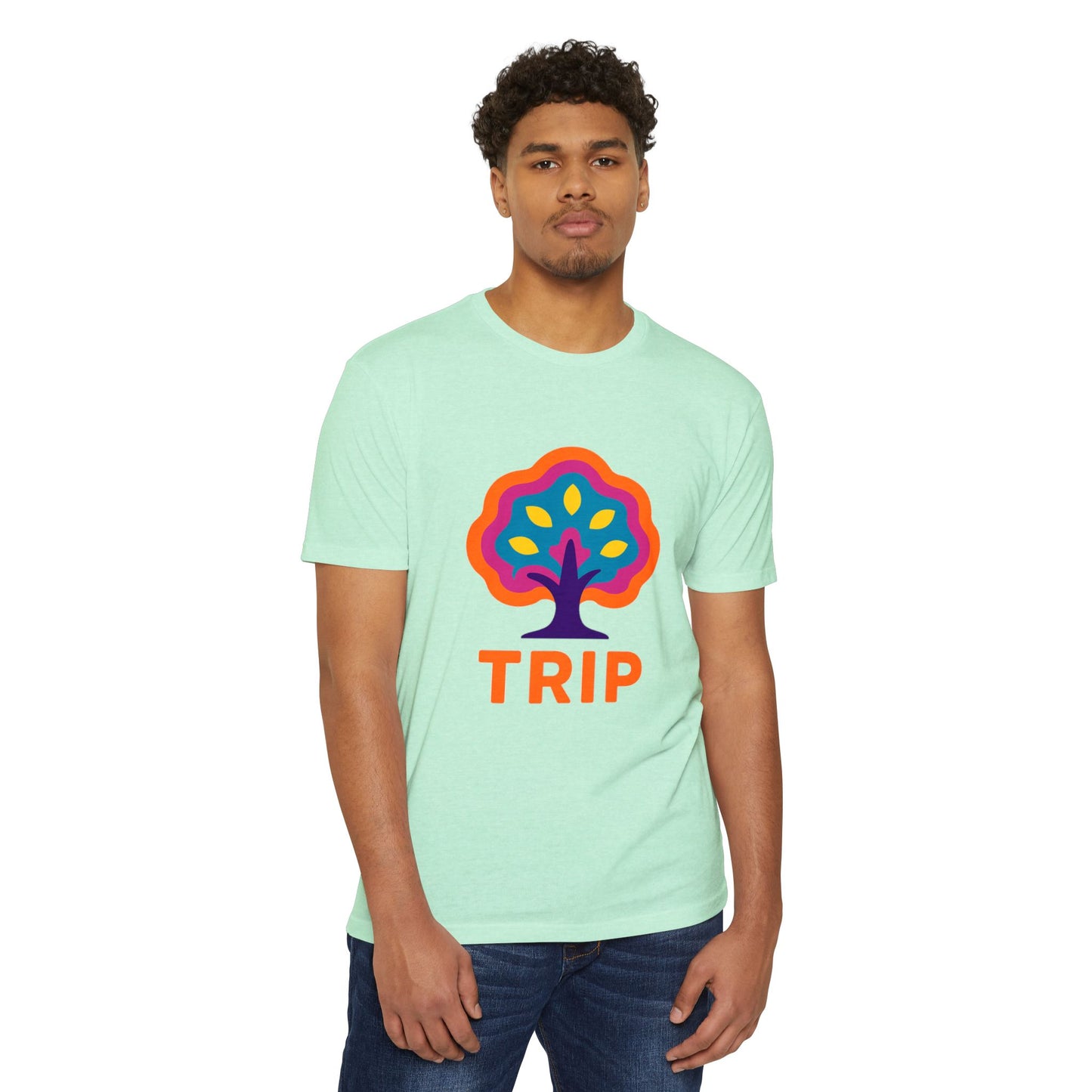 🫵Colorful Trip Lab Unisex👍 T-Shirt, Psychedelic Tee, Casual Wear, Music Festival Top, Gift for Adventure Lovers