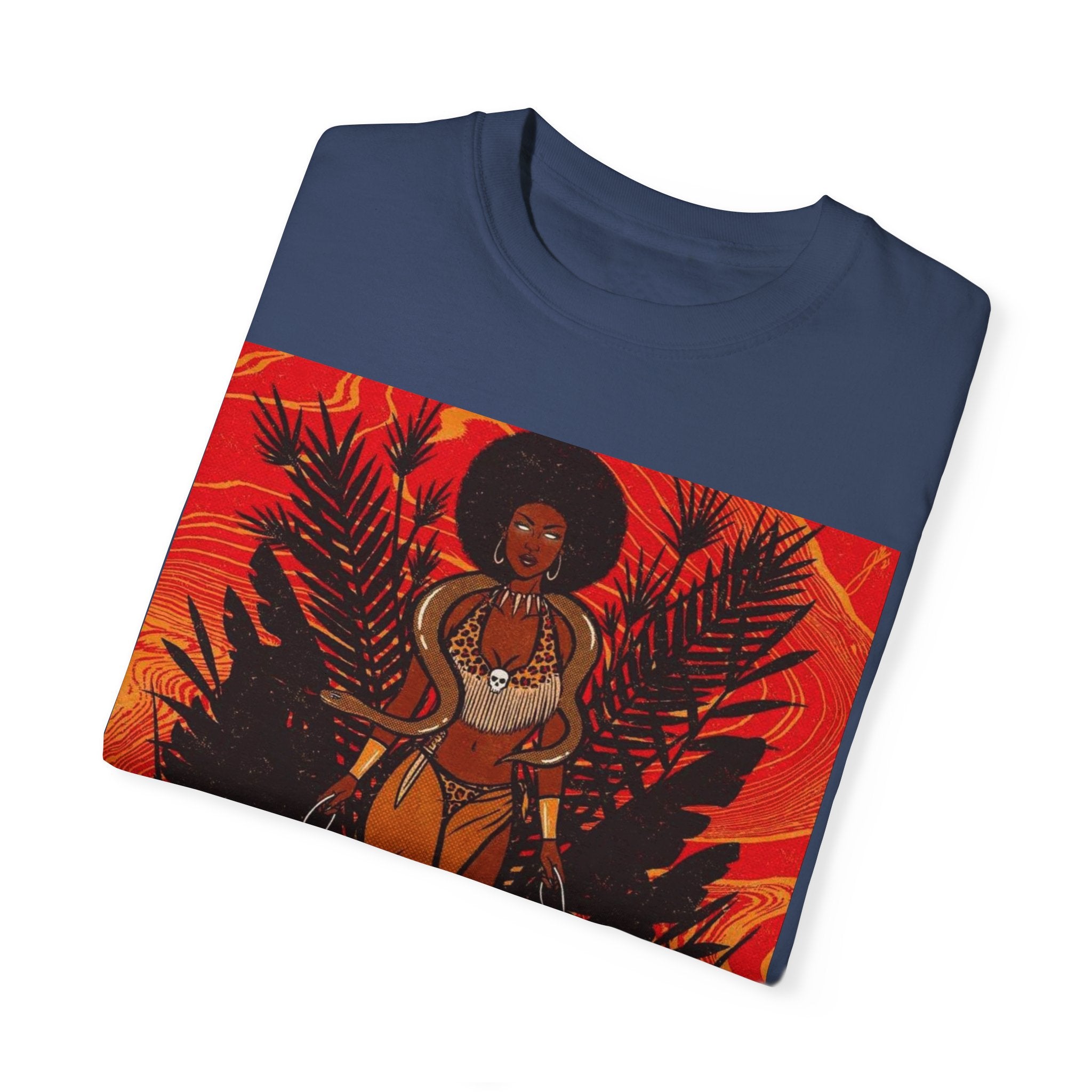 Bold Jungle Goddess Unisex T-Shirt | Vibrant Graphic Tee