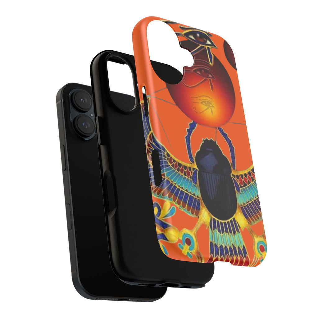 Egyptian-Inspired Phone Case, Tough Phone Cover, Unique Protective Case, Gift for Her, Vibrant Egyptian Art