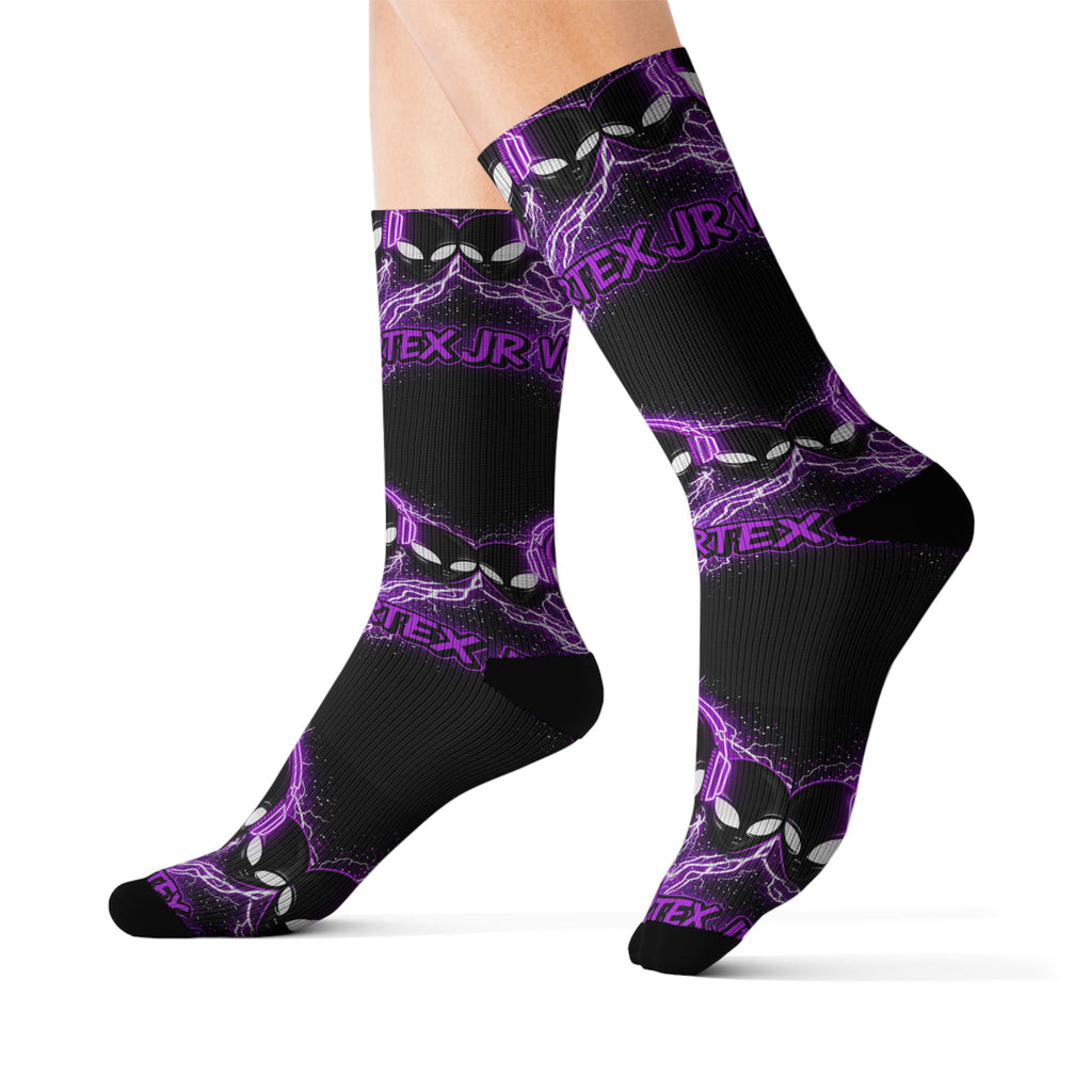 Socks JR Vortex Purple Aliens Sublimation