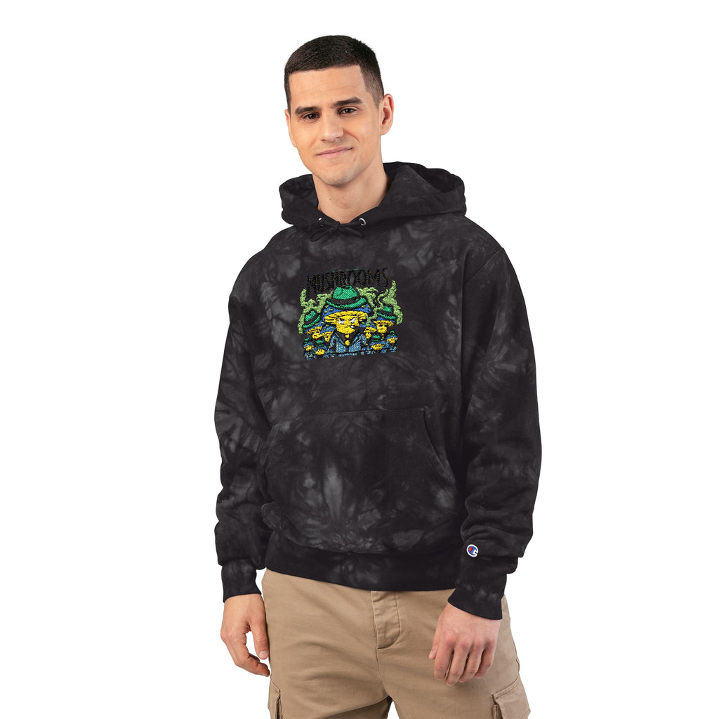 Unisex Champion Tie-Dye Hoodie (Embroidery)