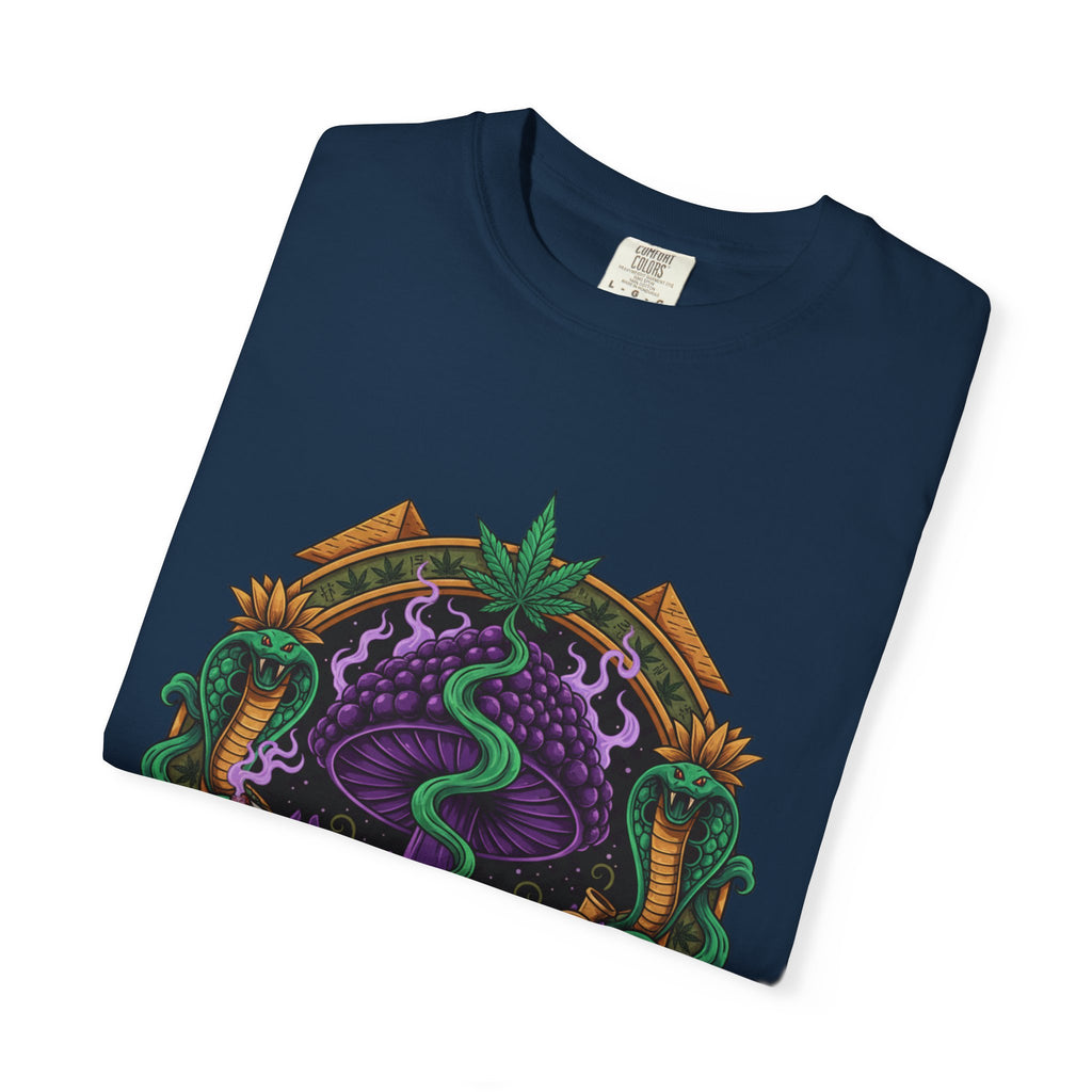Ancient High T-Shirt — Mystical Snake & Egyptian Scarab Graphic Tee