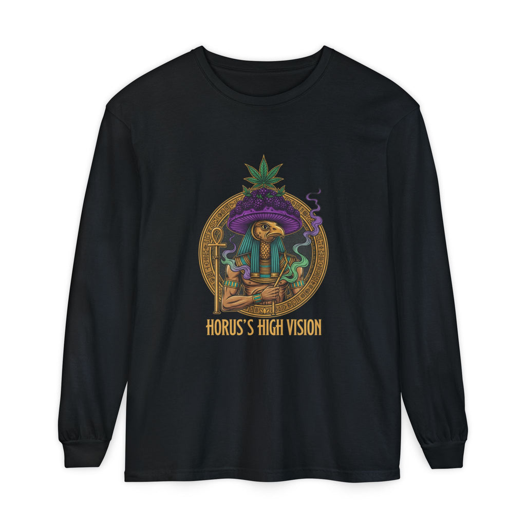 Unisex Garment-dyed Long Sleeve T-Shirt