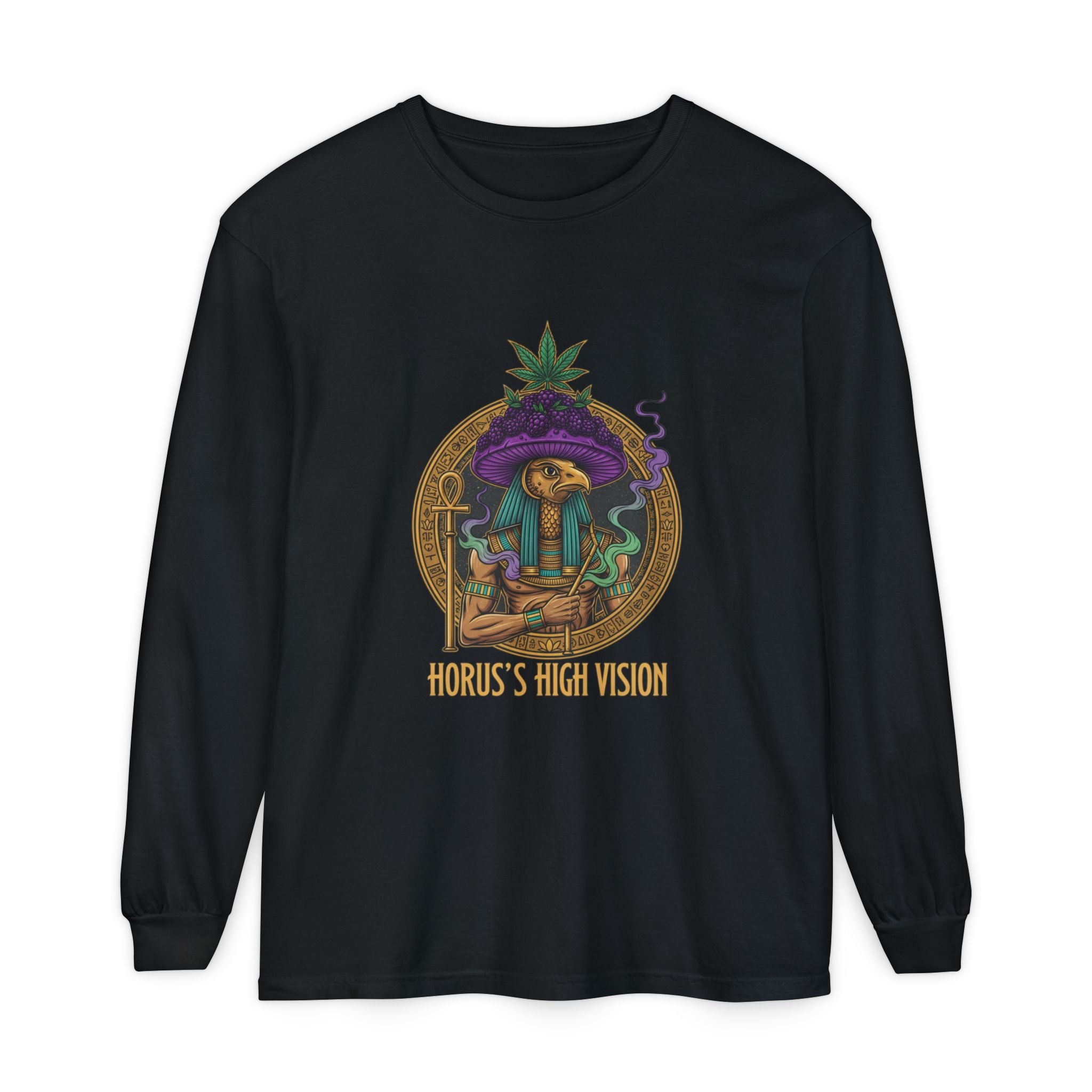 Unisex Garment-dyed Long Sleeve T-Shirt