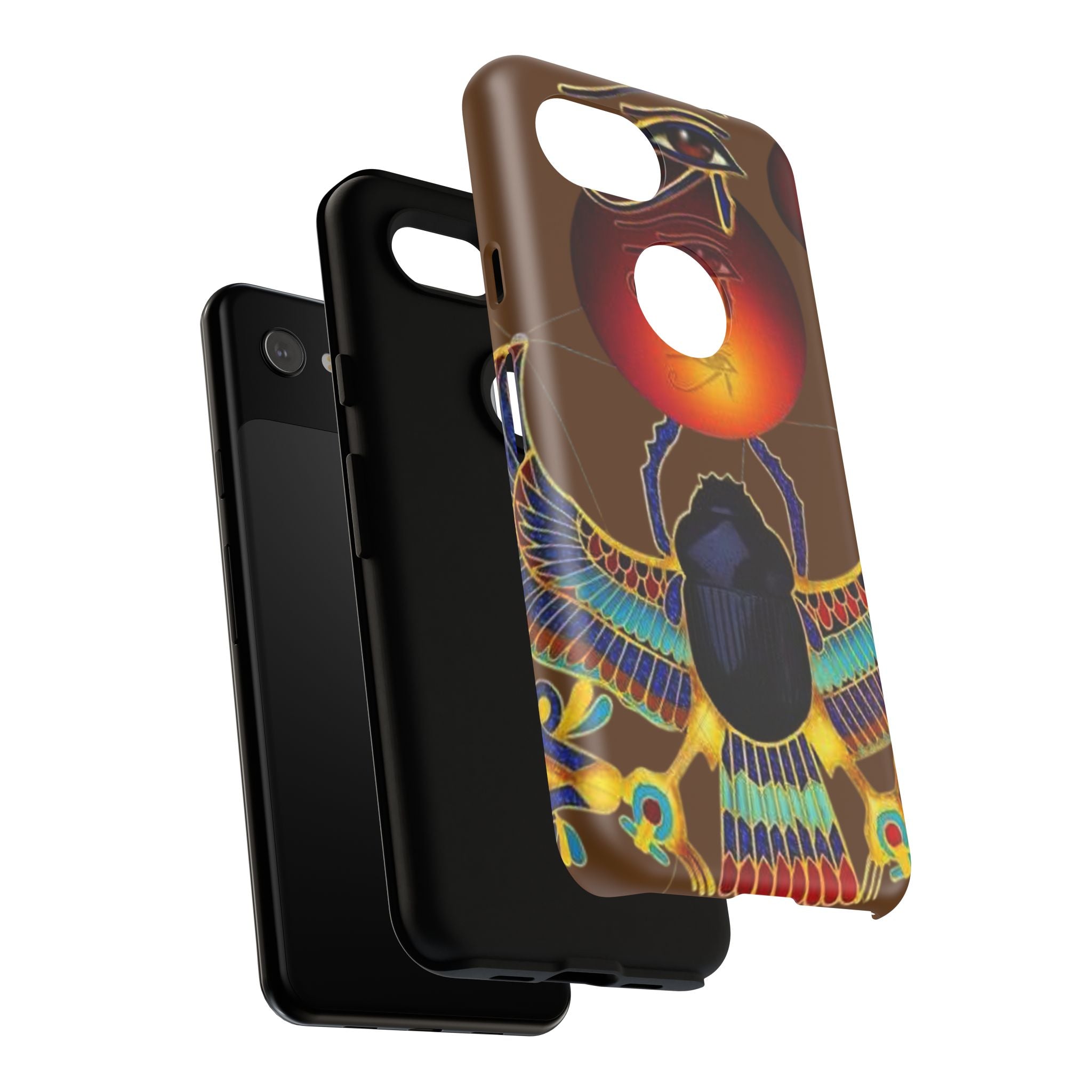 Egyptian Scarab Phone Case | Tough Cases for Unique Style, Protective Cases, Artistic Phone Covers, Gifts for Art Lovers