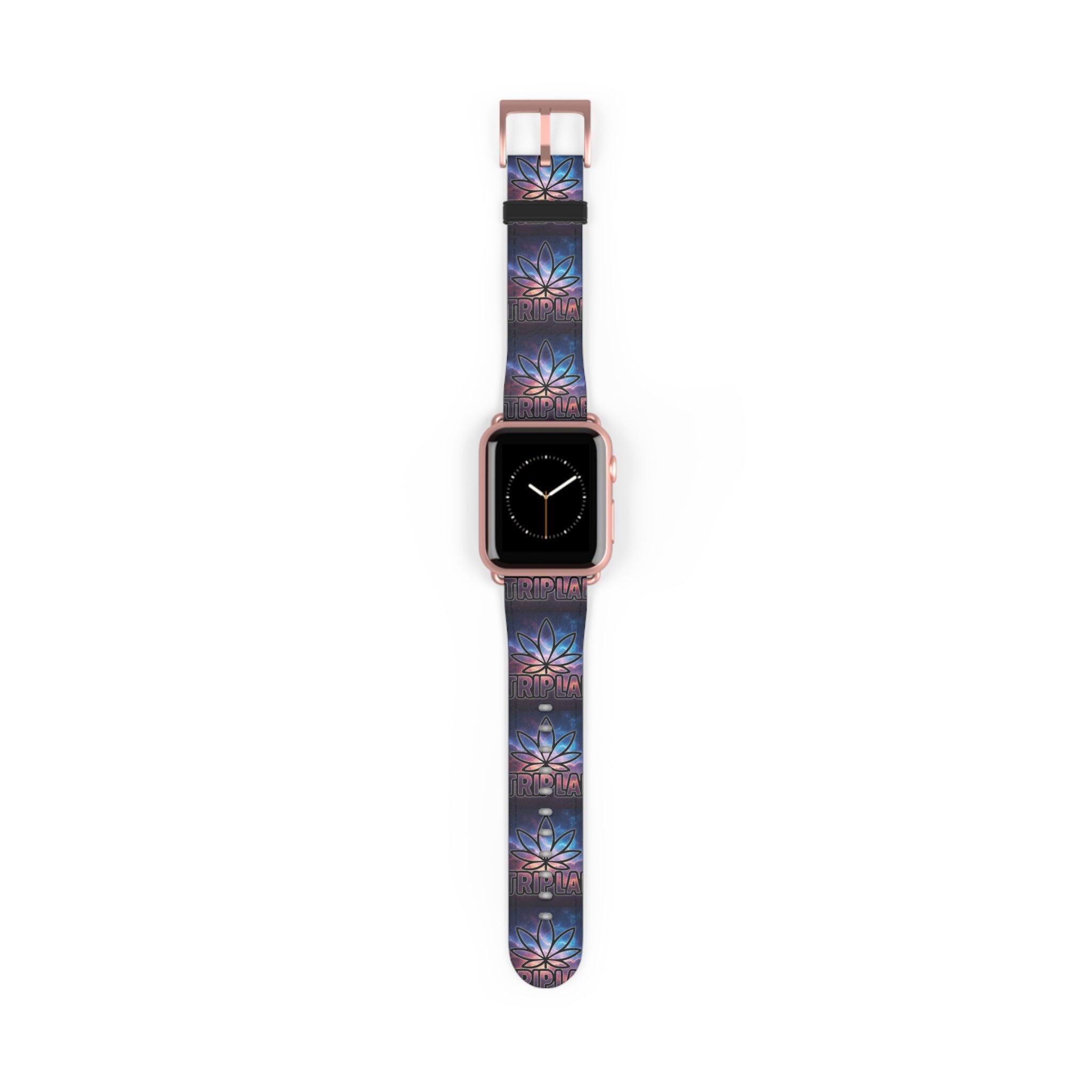 Fireworks Lotus Watch Band — Floral Galaxy Apple Watch Strap