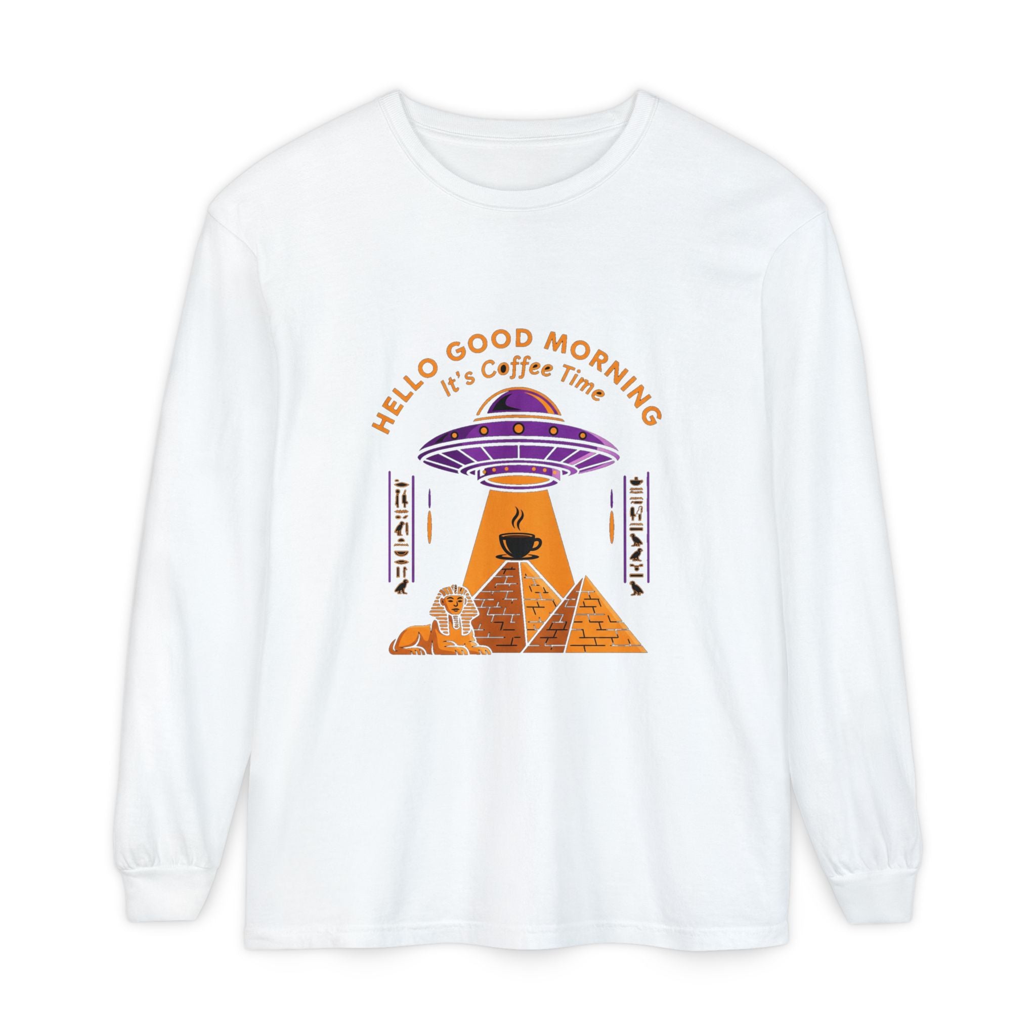 Unisex Garment-dyed Long Sleeve T-Shirt