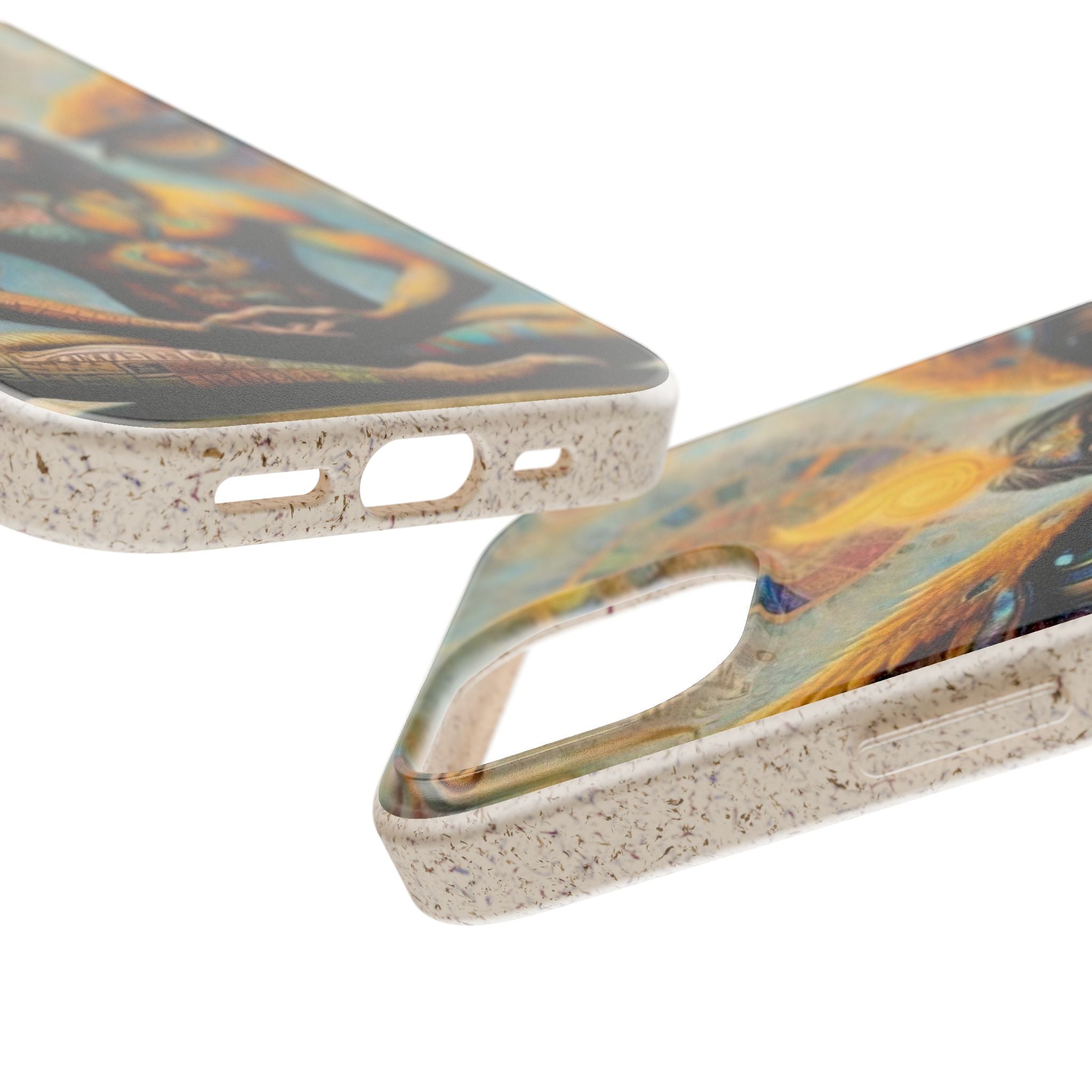Eco-Friendly Biodegradable Phone Case with Spiritual Design