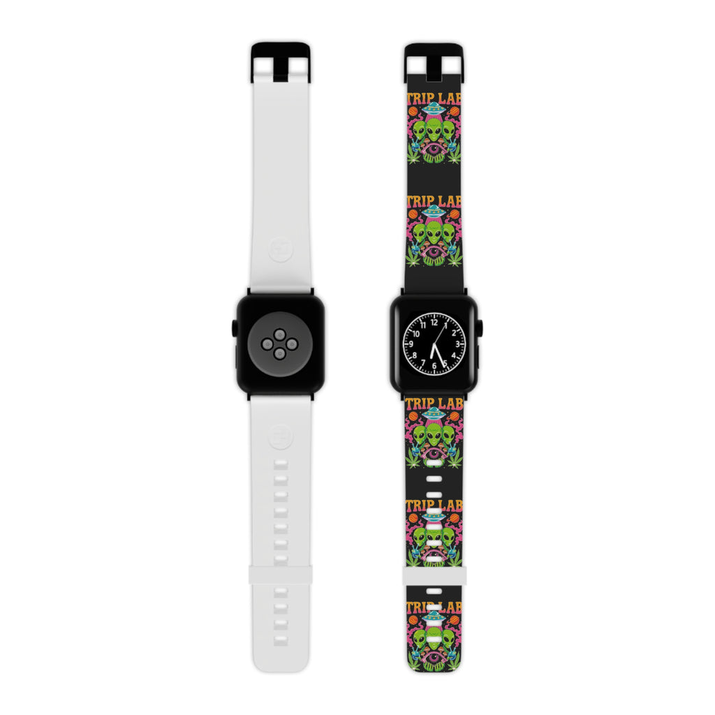Vibrant Apple Watch Band - Festival Vibes, Trip Lab Design, Colorful Accessories for Music Lovers, Unique Gift Idea, Boho Style