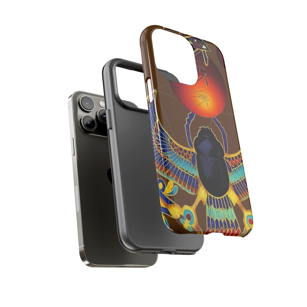Egyptian Scarab Phone Case | Tough Cases for Unique Style, Protective Cases, Artistic Phone Covers, Gifts for Art Lovers