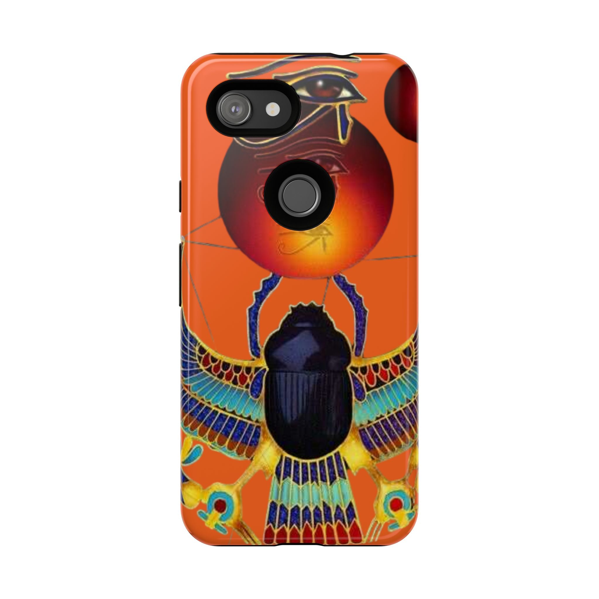Egyptian-Inspired Phone Case, Tough Phone Cover, Unique Protective Case, Gift for Her, Vibrant Egyptian Art