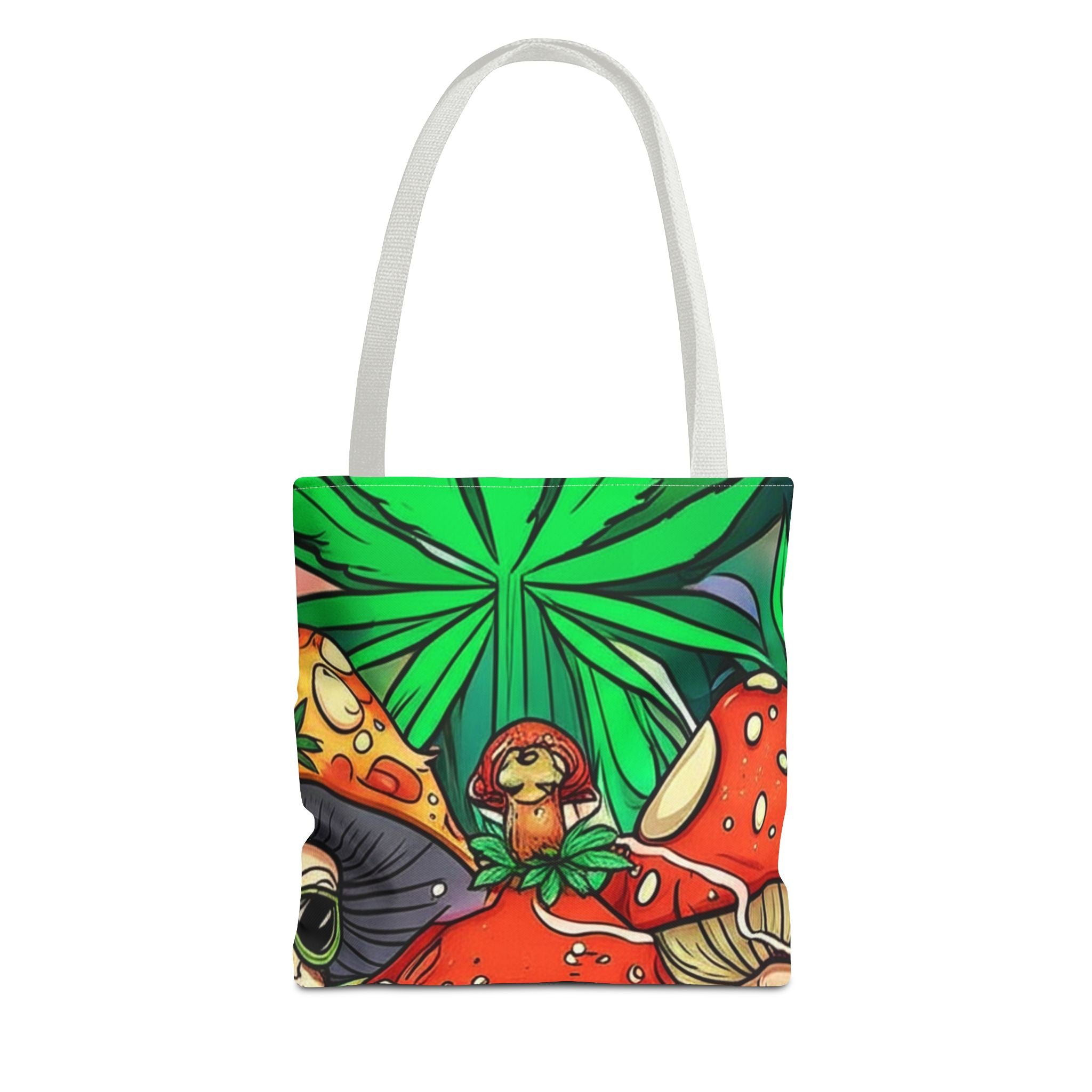 Colorful Cartoon Tote Bag - Quirky Design for Everyday Use, Eco-Friendly Shopping Bag, Perfect Gift for Art Lovers & Festivals