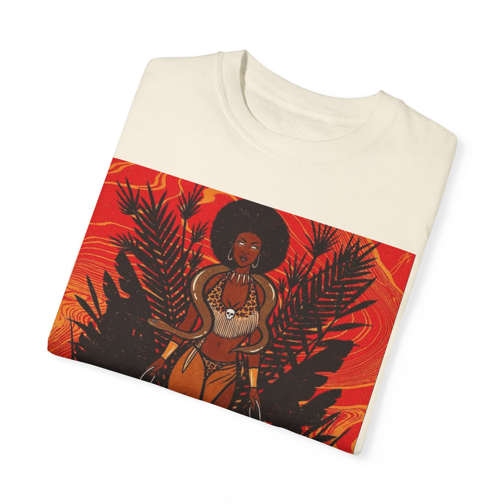 Bold Jungle Goddess Unisex T-Shirt | Vibrant Graphic Tee