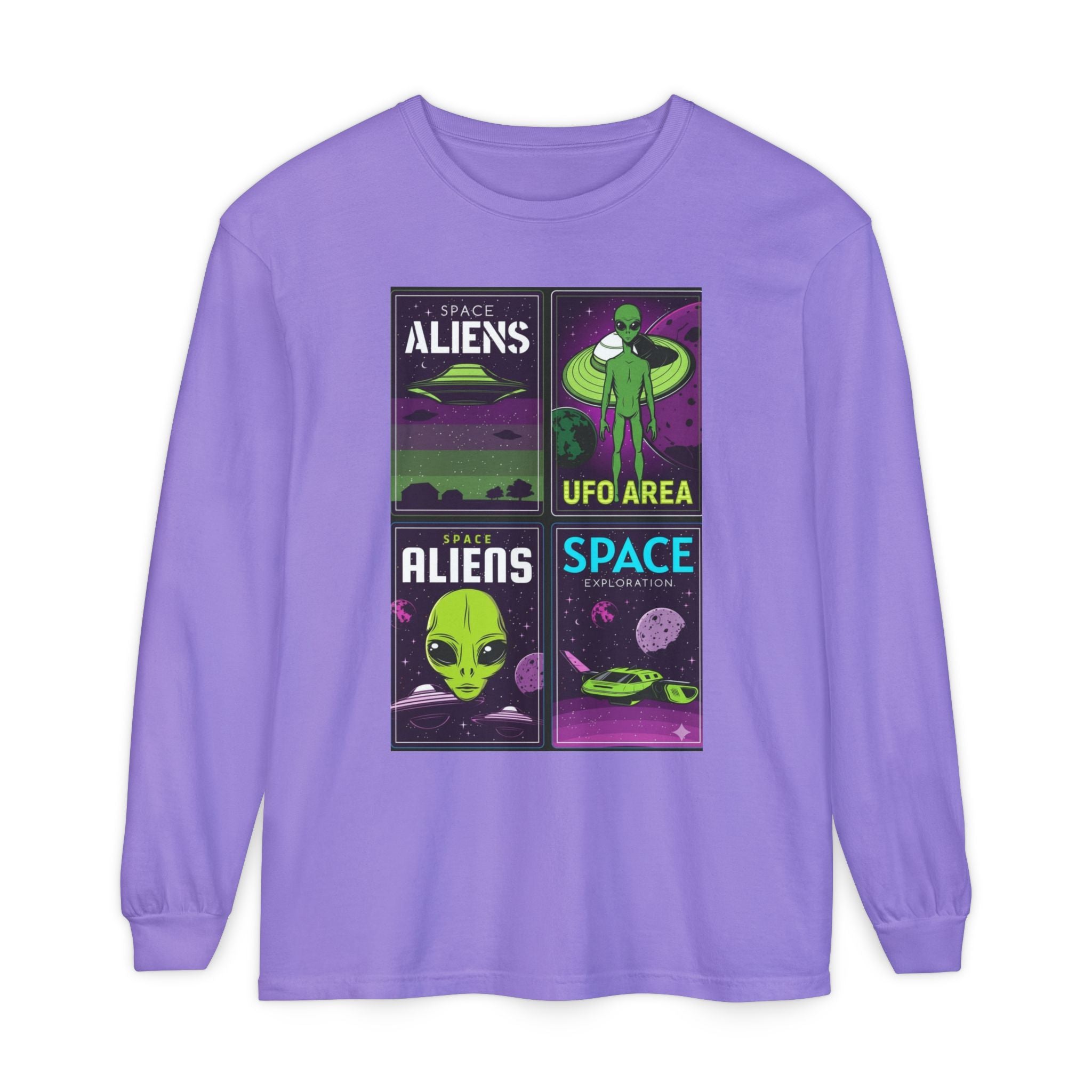 Unisex Garment-dyed Long Sleeve T-Shirt