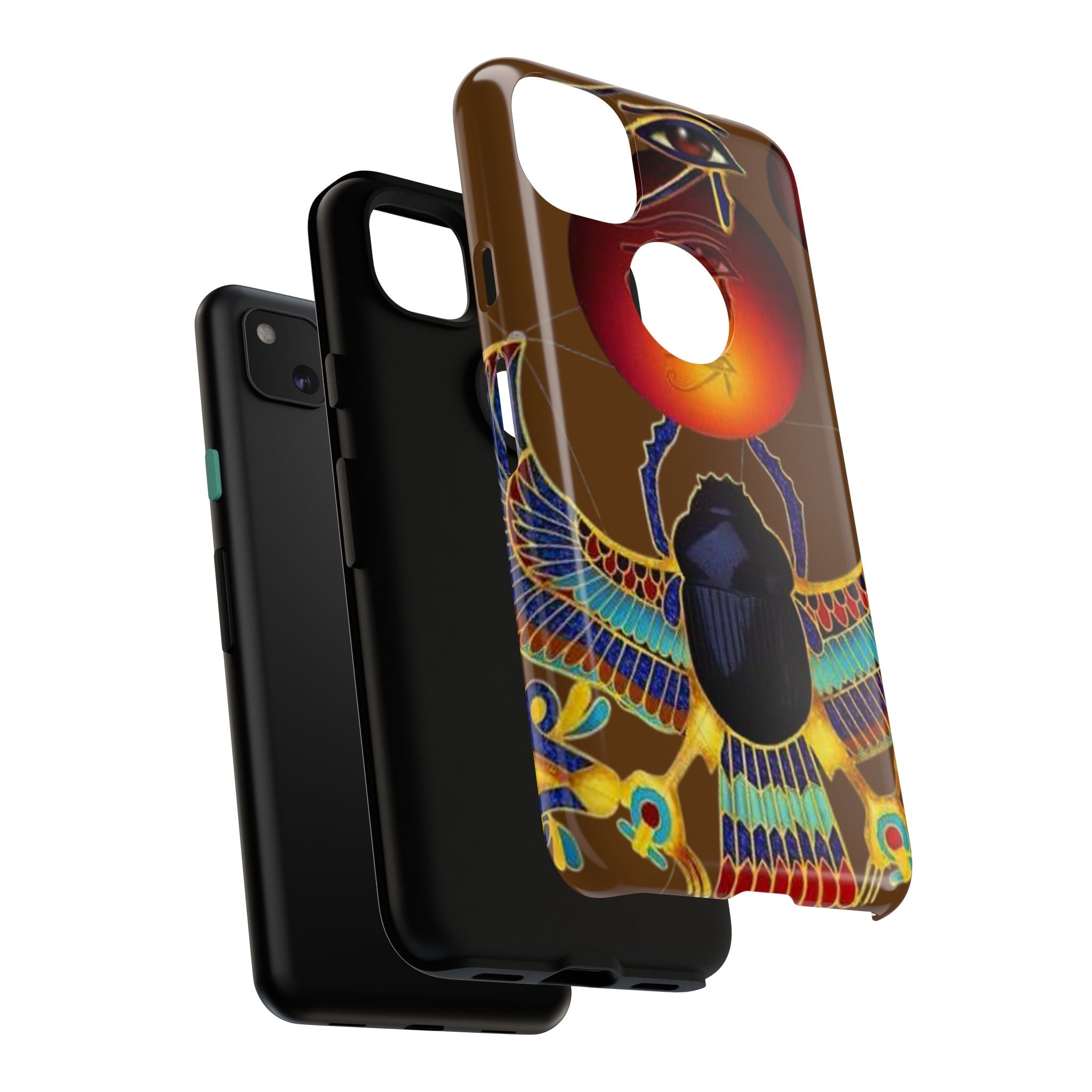 Egyptian Scarab Phone Case | Tough Cases for Unique Style, Protective Cases, Artistic Phone Covers, Gifts for Art Lovers