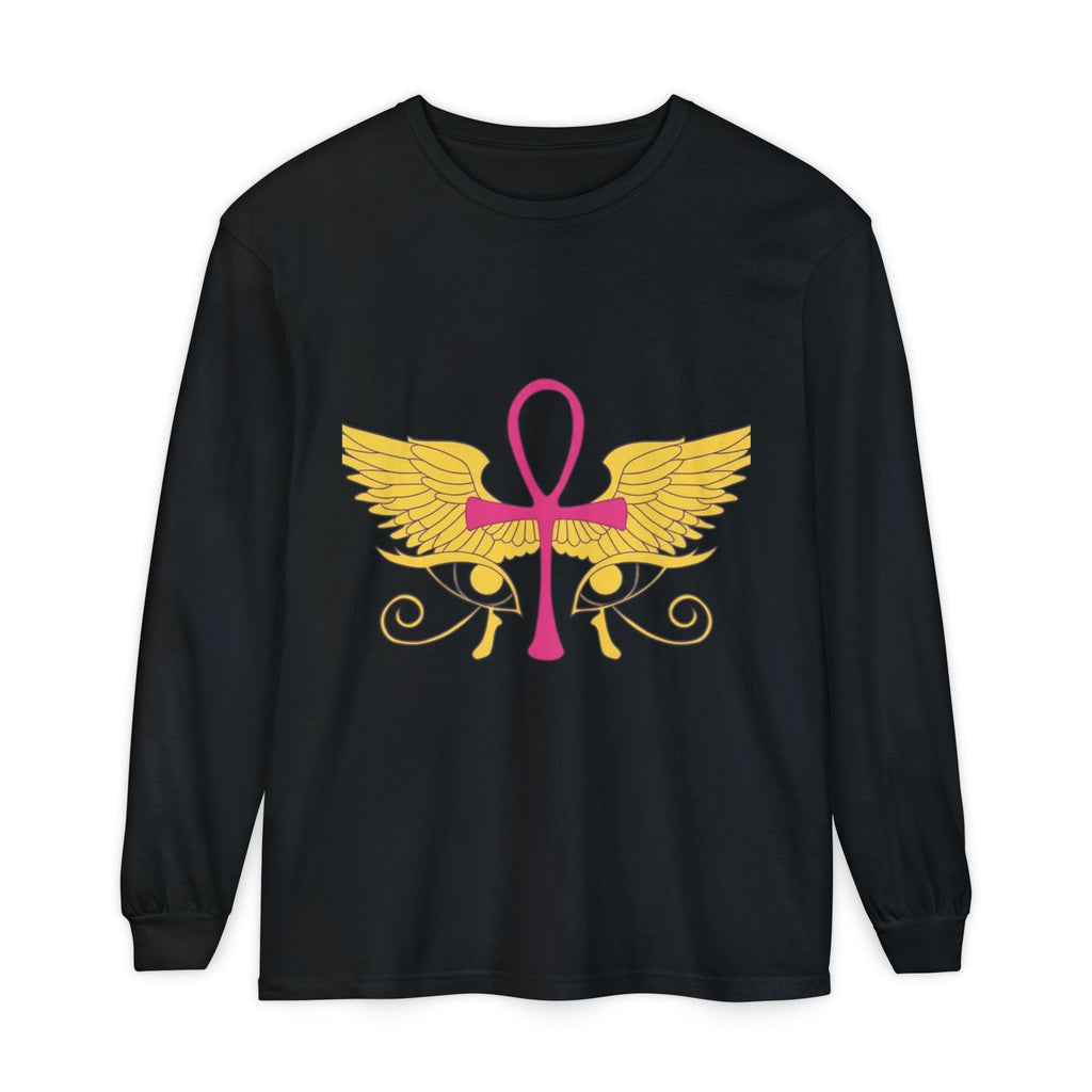 Unisex Garment-dyed Long Sleeve T-Shirt