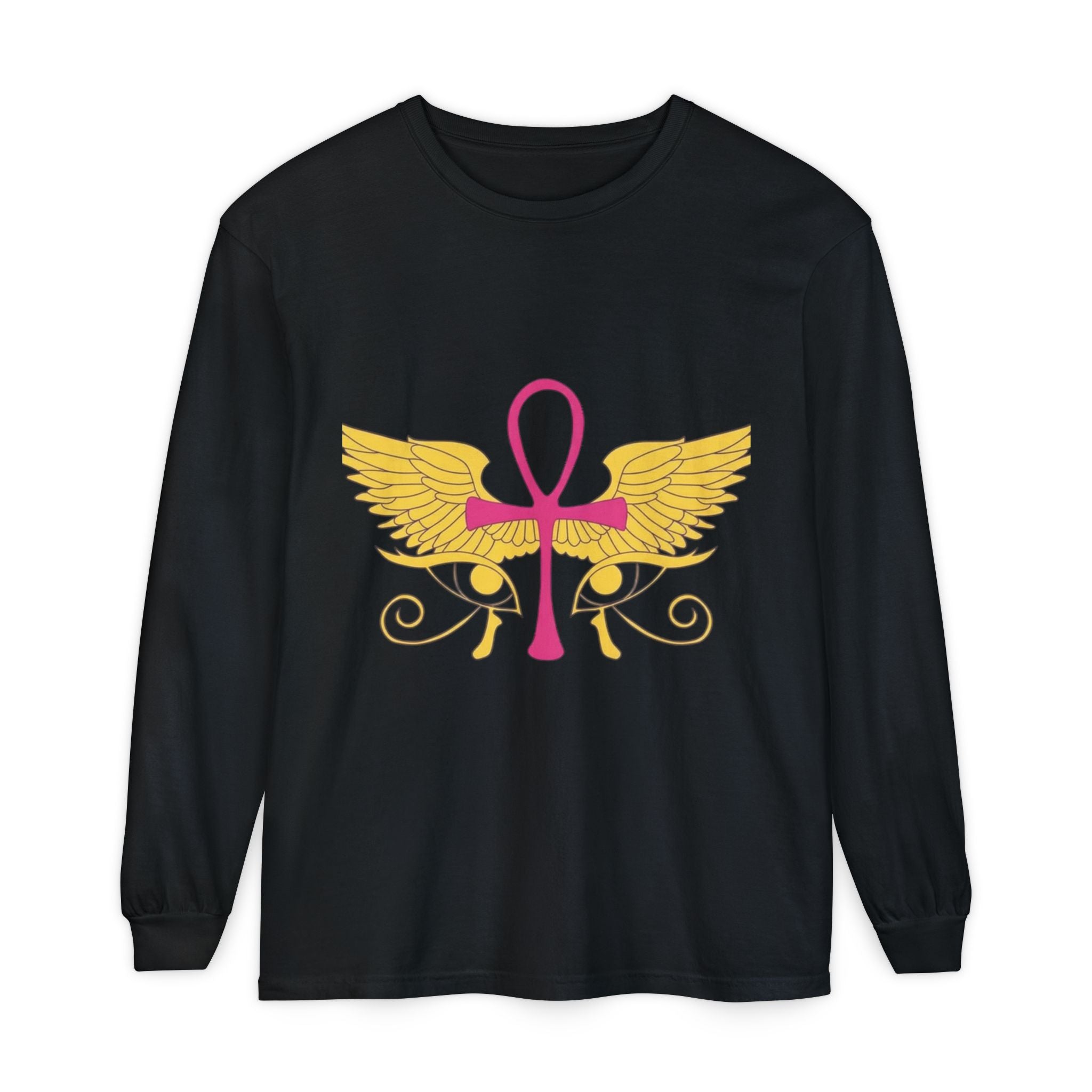 Unisex Garment-dyed Long Sleeve T-Shirt