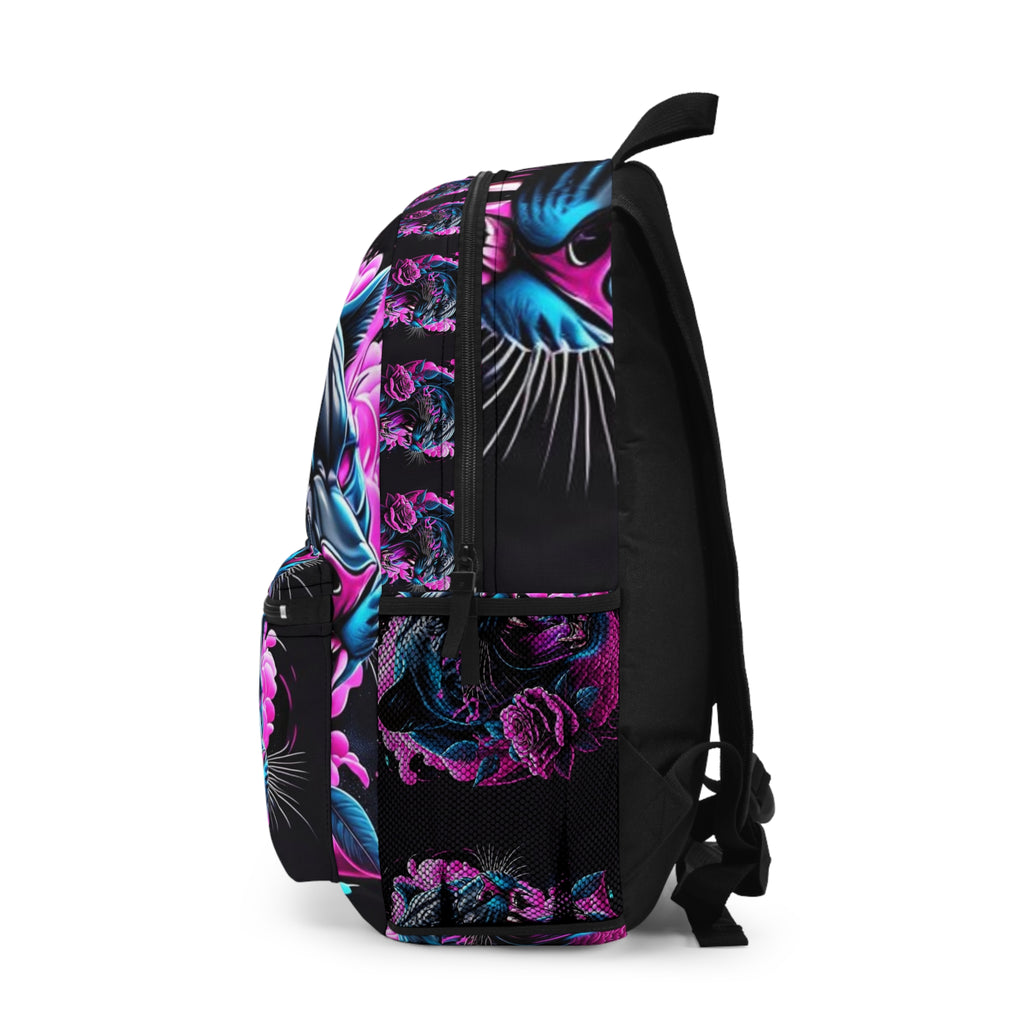 Fierce Panther Backpack | Stylish School Bag, Trendy Travel Gear, Unique Gift, Wild Animal Lover Accessory, Statement Piece