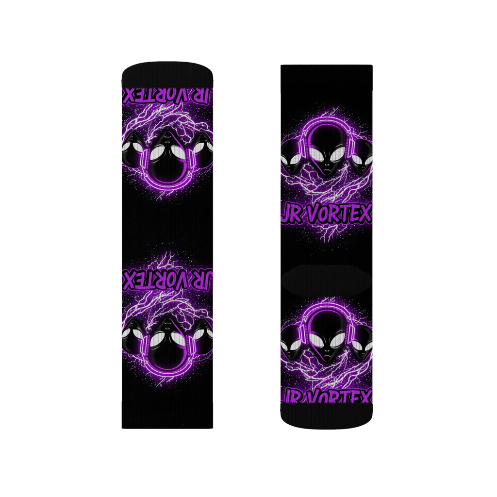 Socks JR Vortex Purple Aliens Sublimation