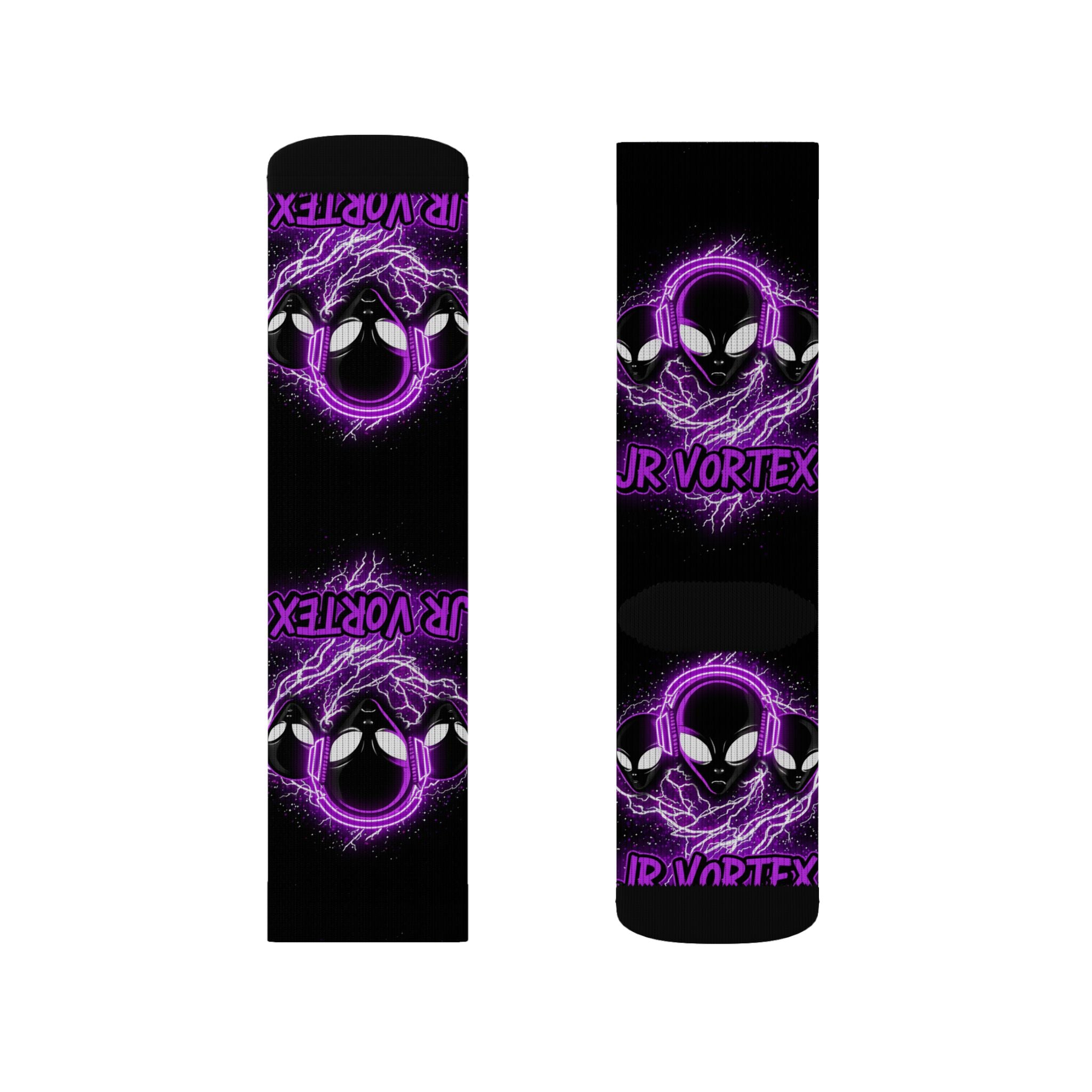 Socks JR Vortex Purple Aliens Sublimation