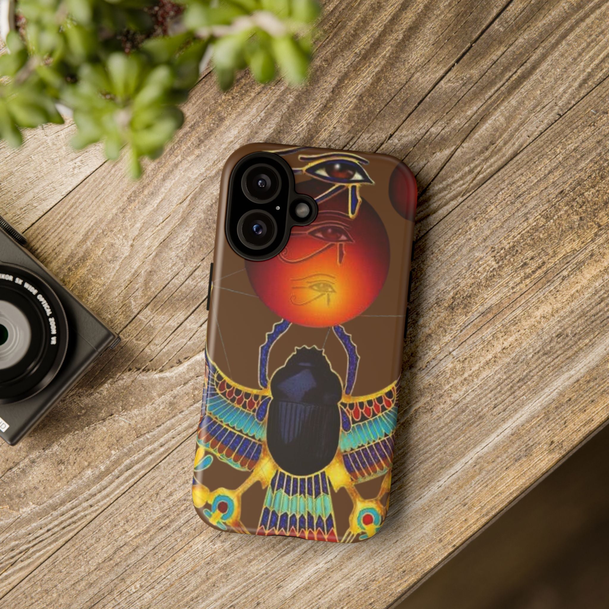 Egyptian Scarab Phone Case | Tough Cases for Unique Style, Protective Cases, Artistic Phone Covers, Gifts for Art Lovers