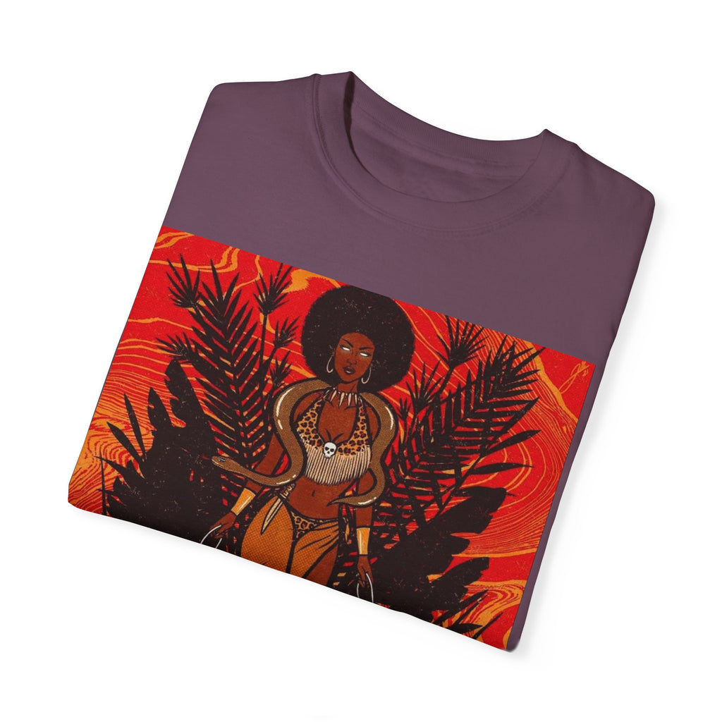 Bold Jungle Goddess Unisex T-Shirt | Vibrant Graphic Tee