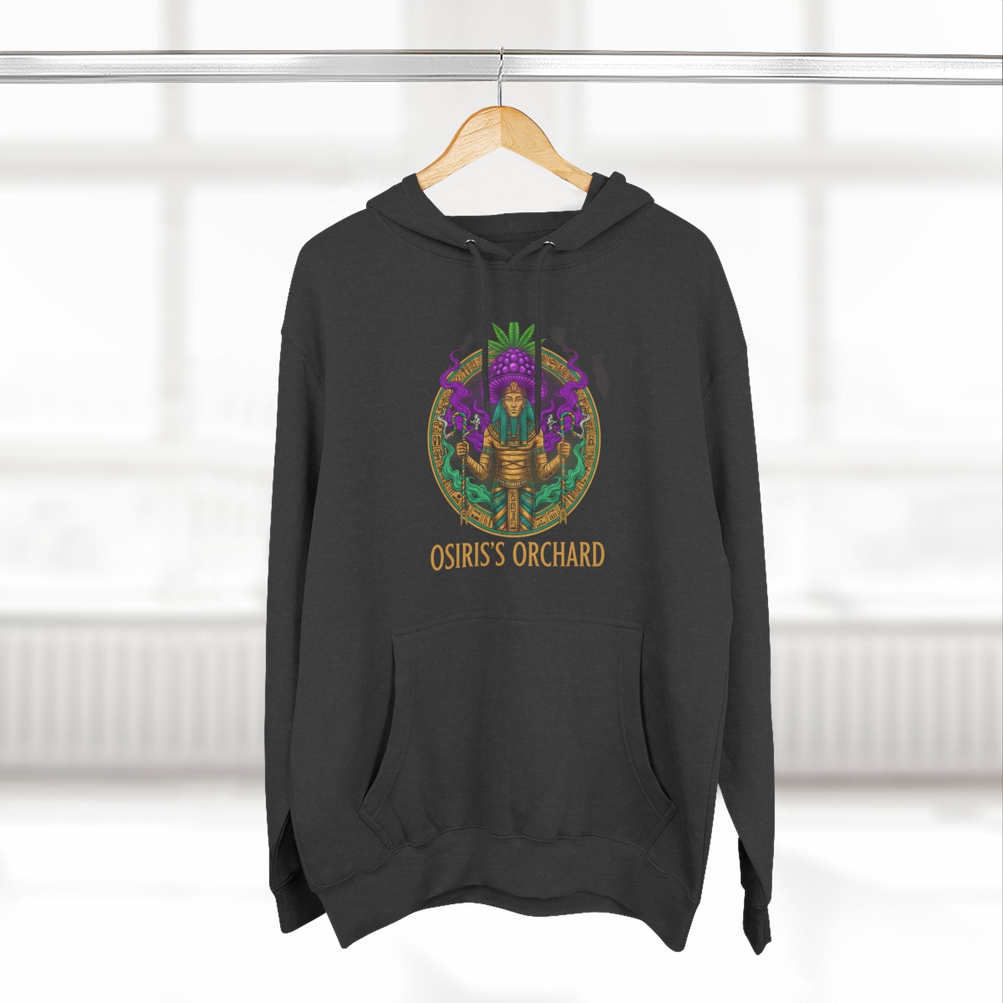 Osiris's Orchard Hoodie – Egyptian Mythology Graphic Pullover