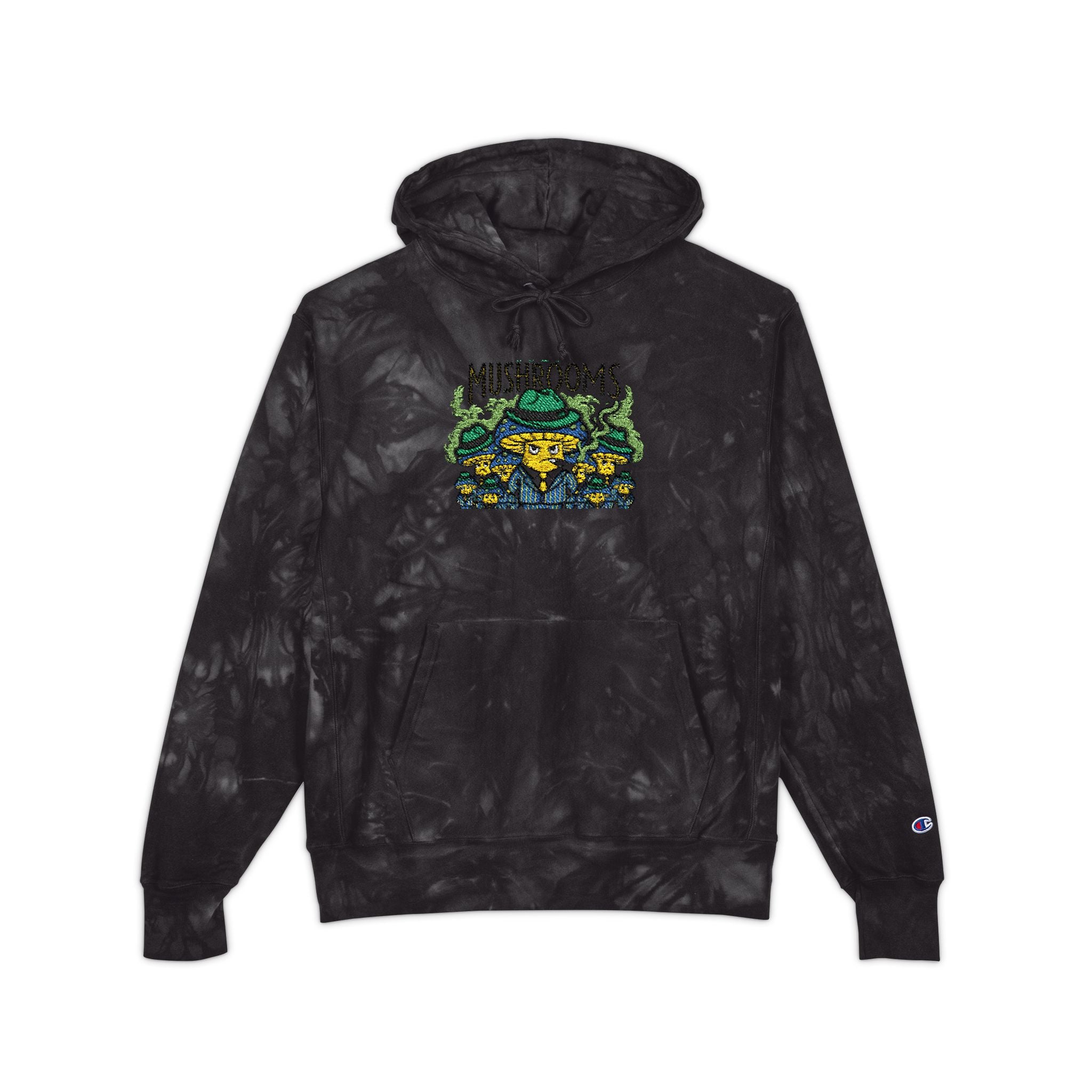 Unisex Champion Tie-Dye Hoodie (Embroidery)