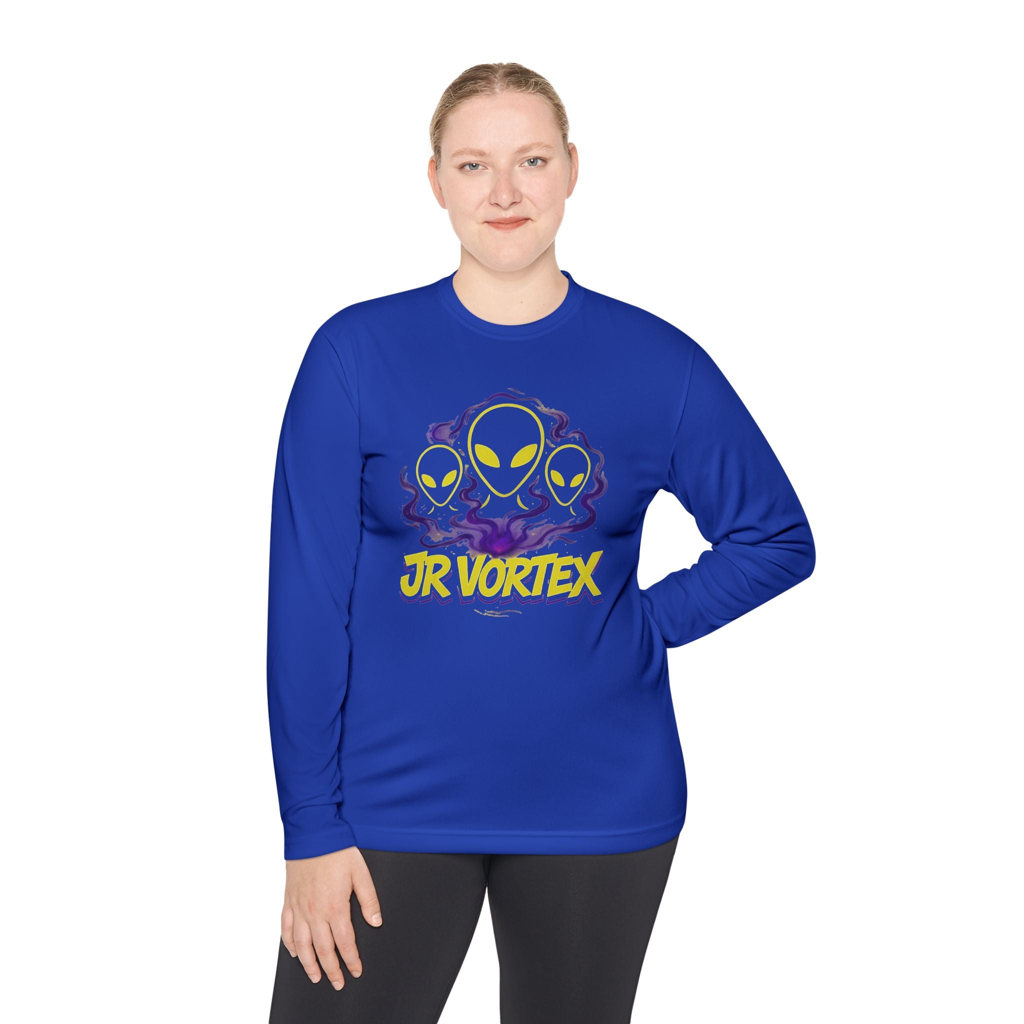 JR Vortex Alien Unisex Lightweight Long Sleeve Tee