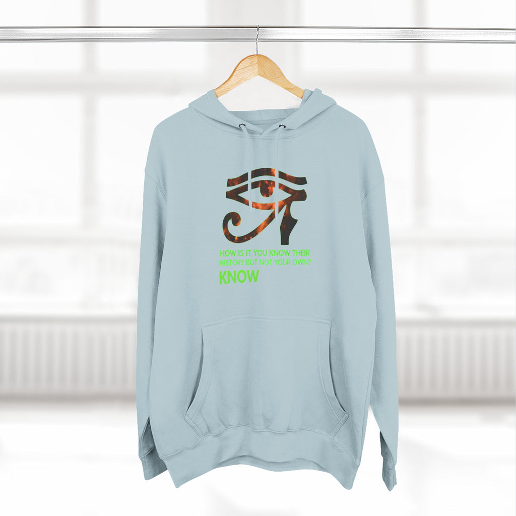 Three-Panel Fleece Hoodie