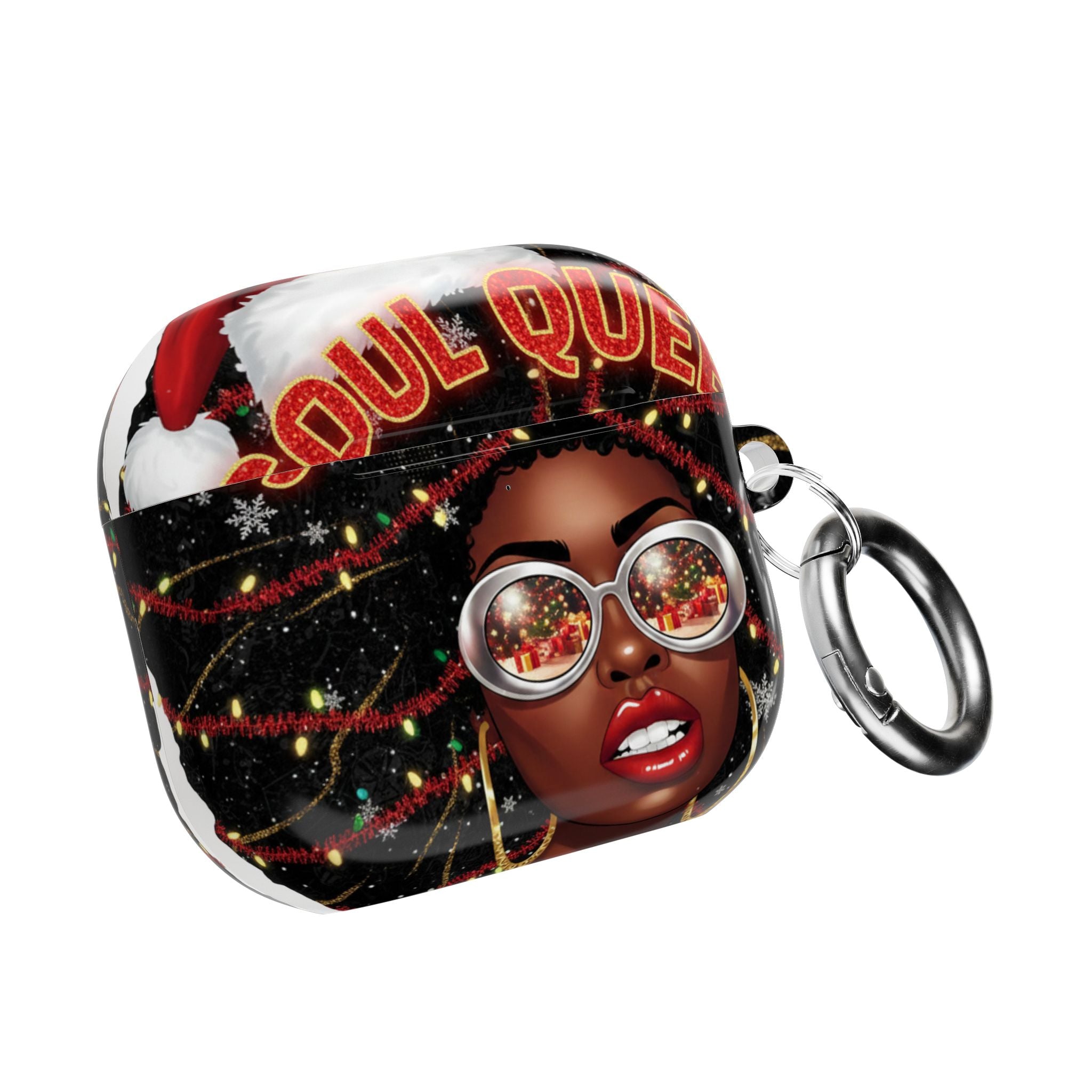 AirPod Case — "Soul Queen" Holiday Afrocentric Design