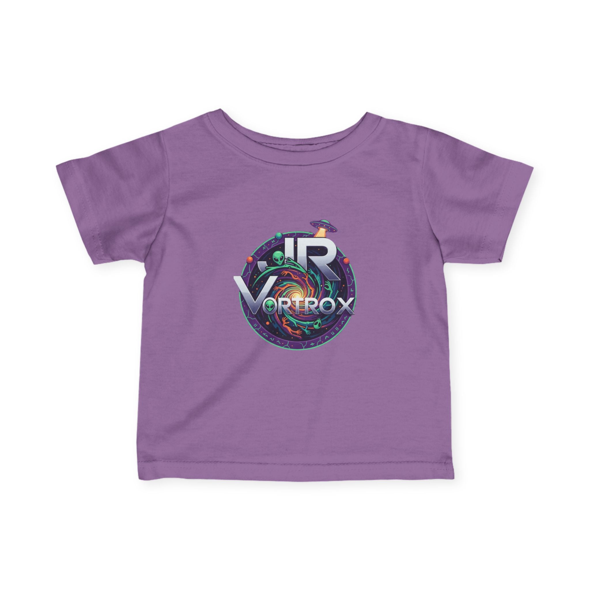 Colorful Infant Fine Jersey Tee with VORTROX Design - Perfect for Playtime, Gifts, Birthdays, Everyday Wear