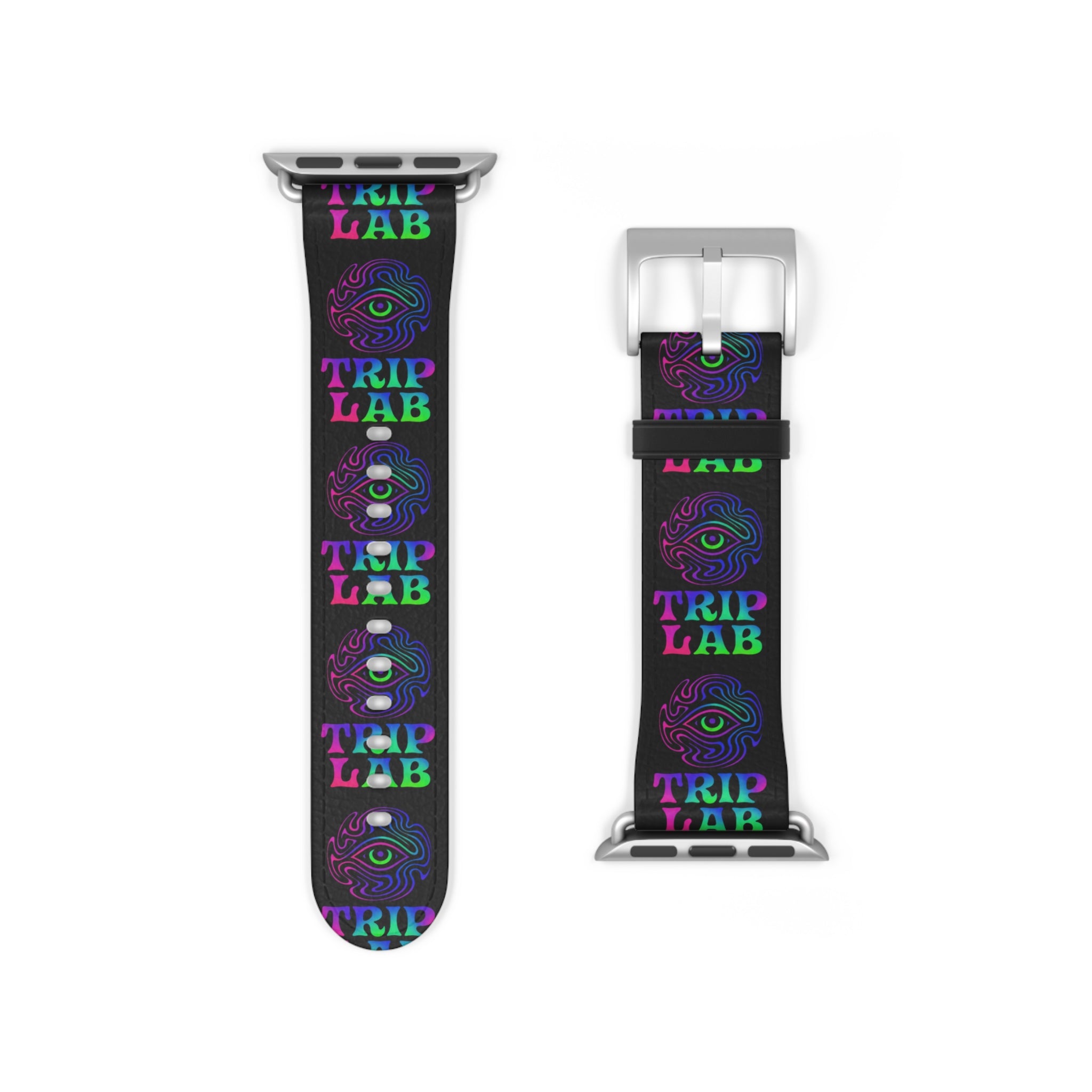 Psychedelic Watch Band for Creative Souls, Colorful Wrist Accessory, Unique Gift for Festivals, Trendy Tech Accessories, Fitness Motivation
