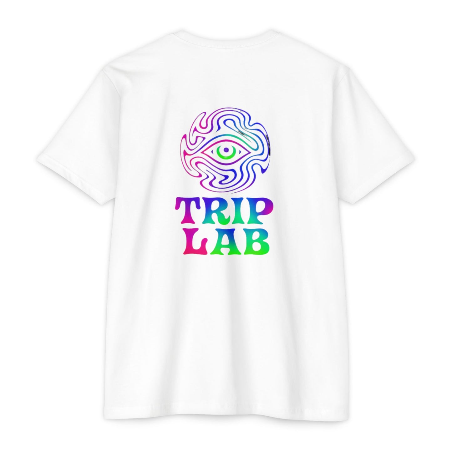 🫵Colorful Trip Lab Unisex👍 T-Shirt, Psychedelic Tee, Casual Wear, Music Festival Top, Gift for Adventure Lovers