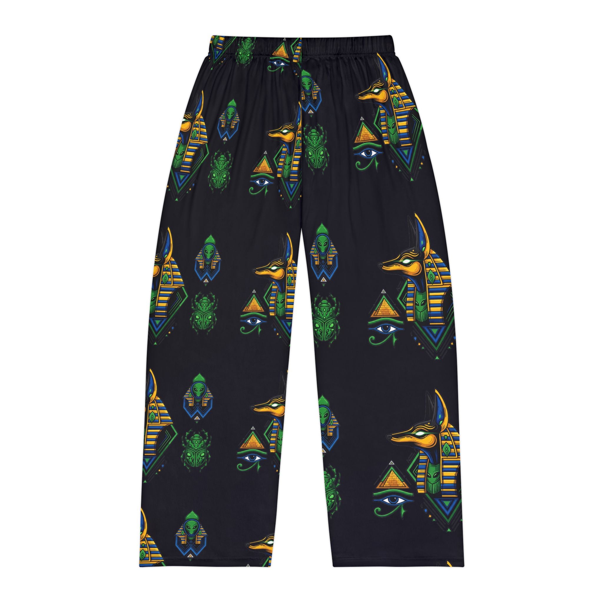 Egyptian-Themed Men's Pajama Pants, Cozy Sleepwear, Retro Lounge Pants, Unique Gift for Him, Everyday Comfort, Dreamy Nights