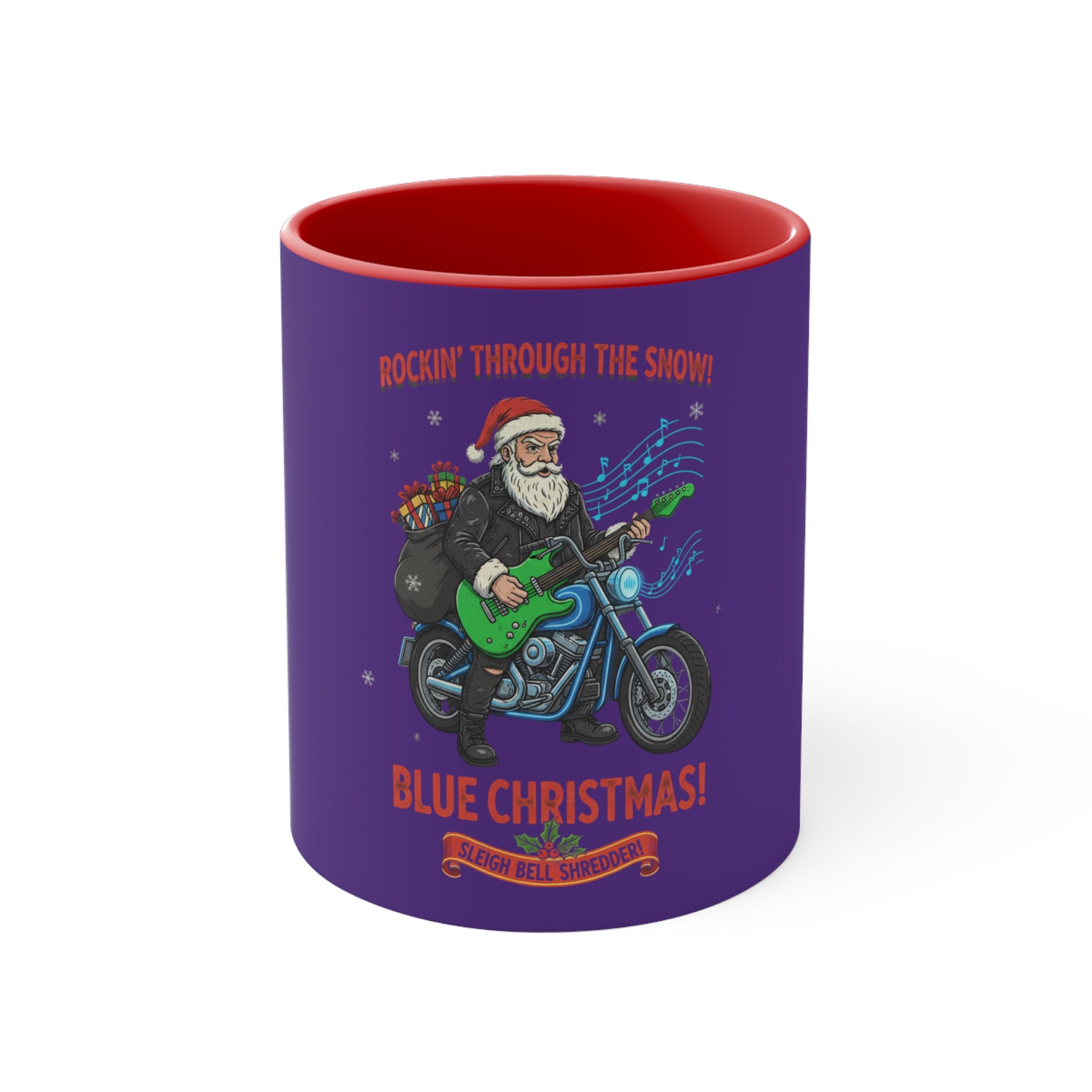 11oz Accent Mug With Custom Artwork In Blue And White Green And White Red And White Pink And White Ceramic