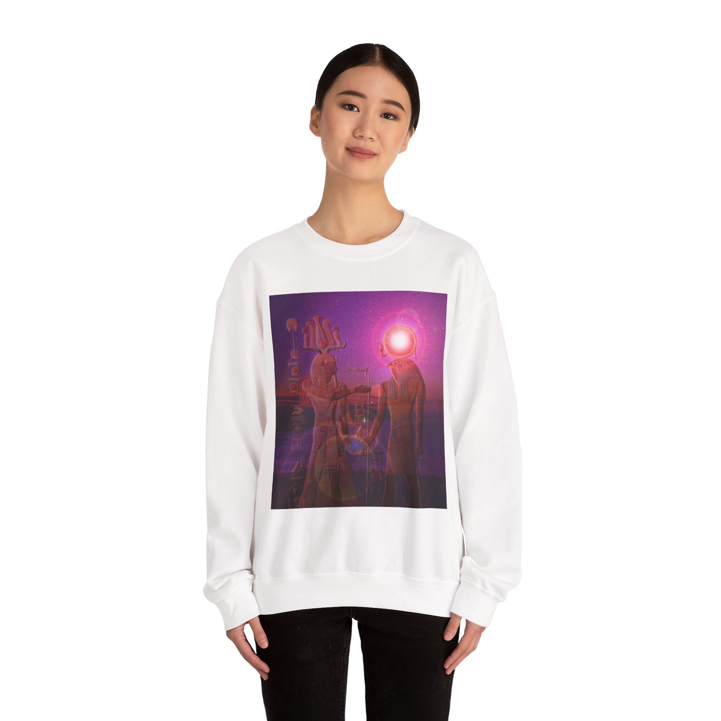 Cosmic Connection Sweatshirt, Unisex Crewneck, Space Art Apparel, Gift for Sci-Fi Lovers, Trendy Casual Wear