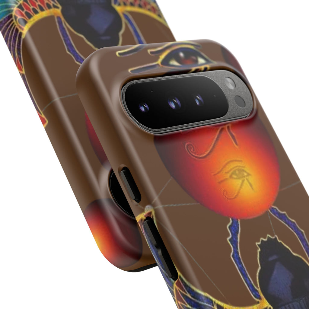 Egyptian Scarab Phone Case | Tough Cases for Unique Style, Protective Cases, Artistic Phone Covers, Gifts for Art Lovers