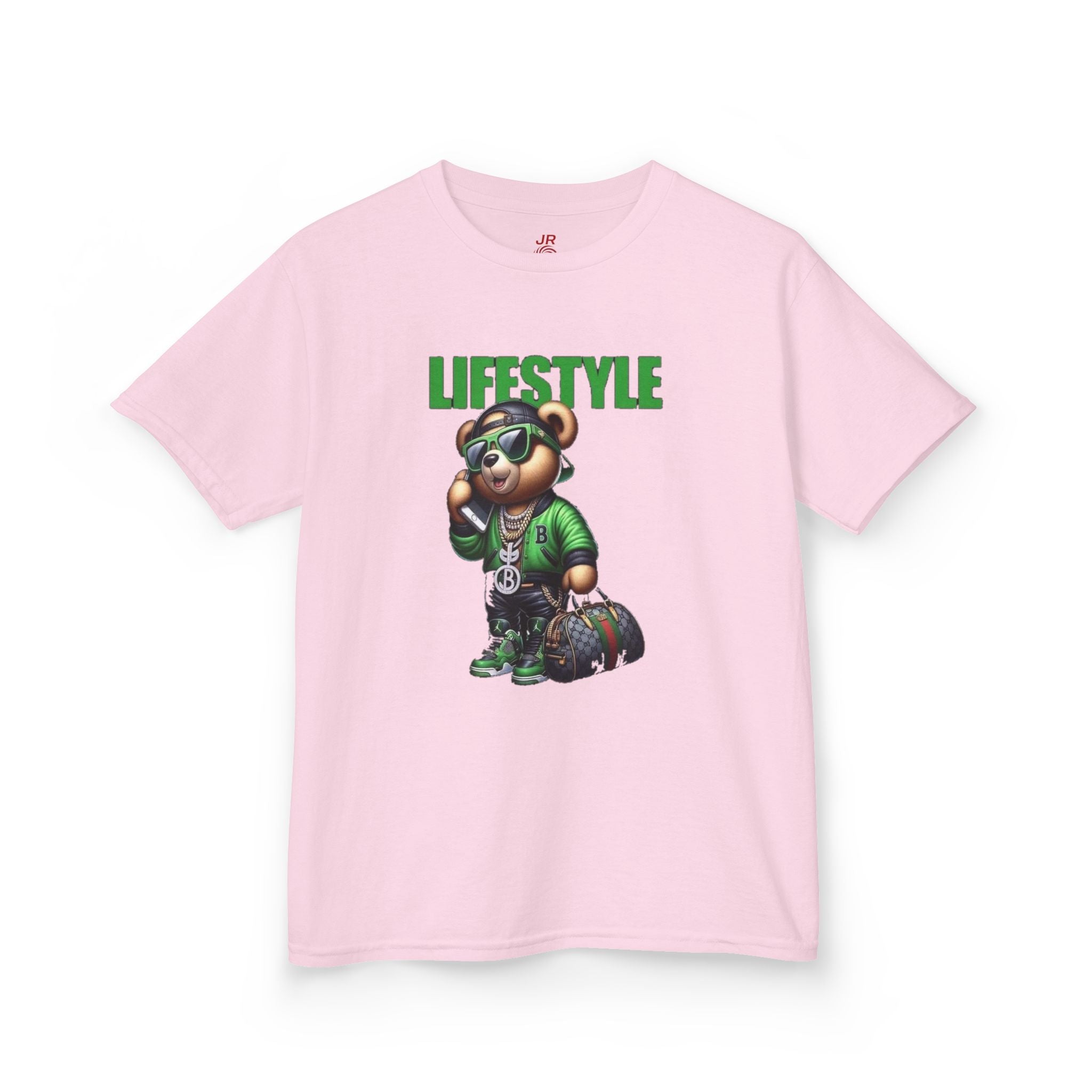 Kids Lifestyle Bear Graphic Tee, Cool Kids T-Shirt, Trendy Youth Shirt, Graphic Cotton Tee for Boys and Girls, Fun Casual Wear