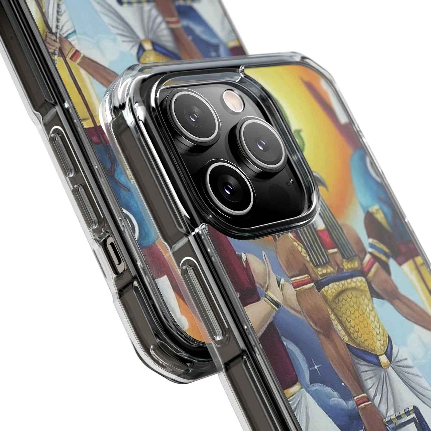 Egyptian Art Phone Case - Magnetic Clear Impact Case for Stylish Protection