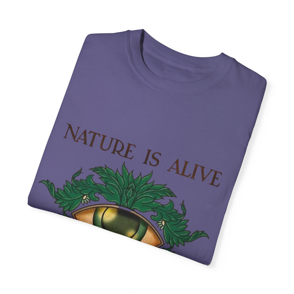 Nature-Inspired Unisex T-Shirt, Eco Friendly Tee, Nature Lover Gift, Casual Wear, Vintage Graphic Tee, Boho Style, Earth Day