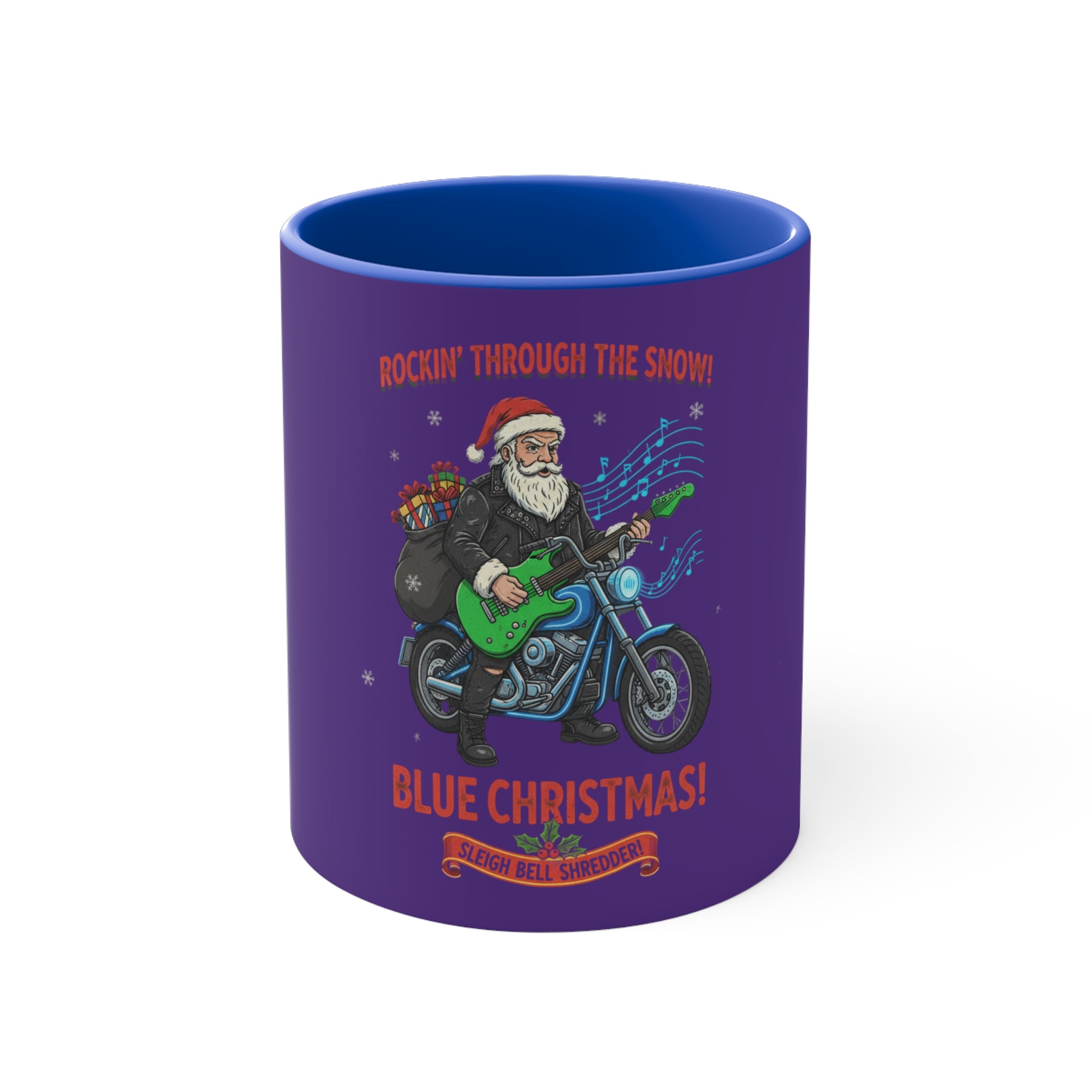 11oz Accent Mug With Custom Artwork In Blue And White Green And White Red And White Pink And White Ceramic